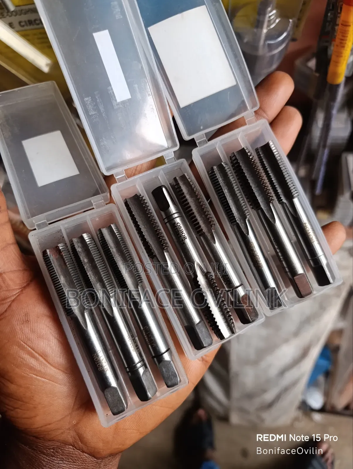 12mm Intermediate Metric Thread Tap Pitch 1.0 / 1.25 / 1.75 / 1.5
