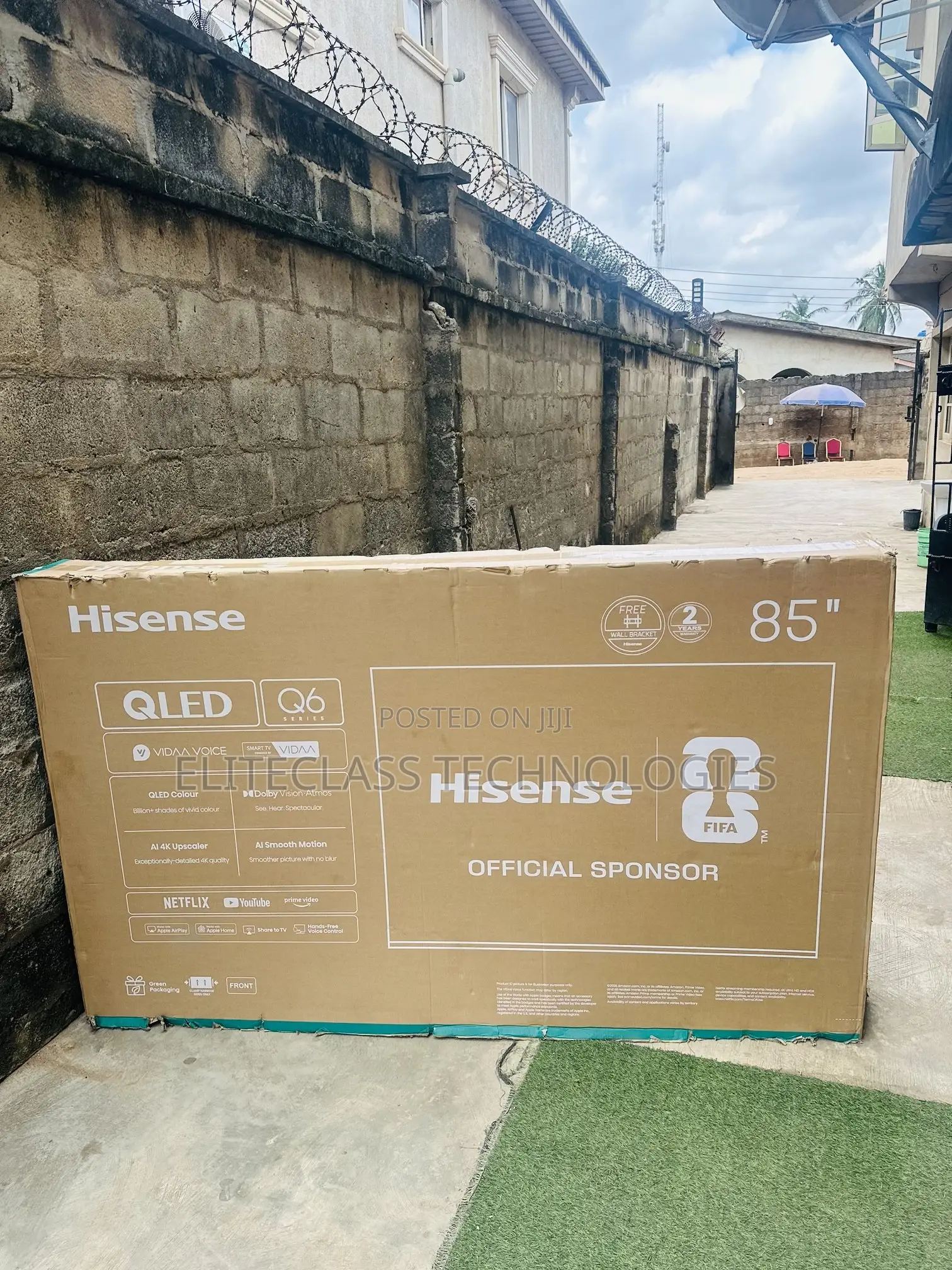 85 Inch QLED Smart Television Hisense
