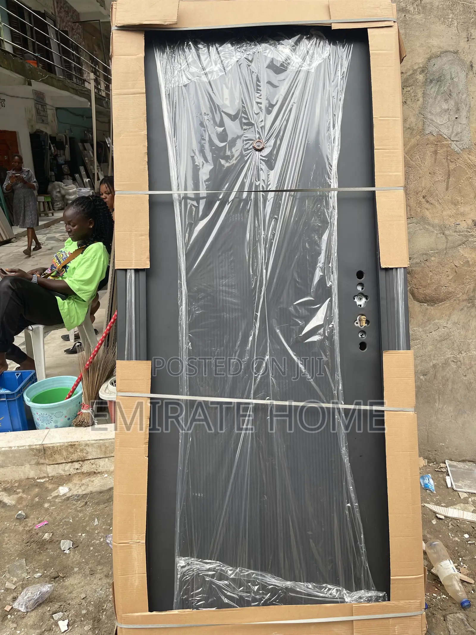 Steel Door 3ft by 7ft Room Door With Key and Accessories