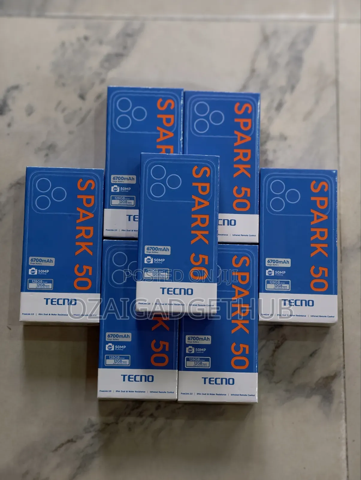 New Tecno Spark 50 128 GB Blue