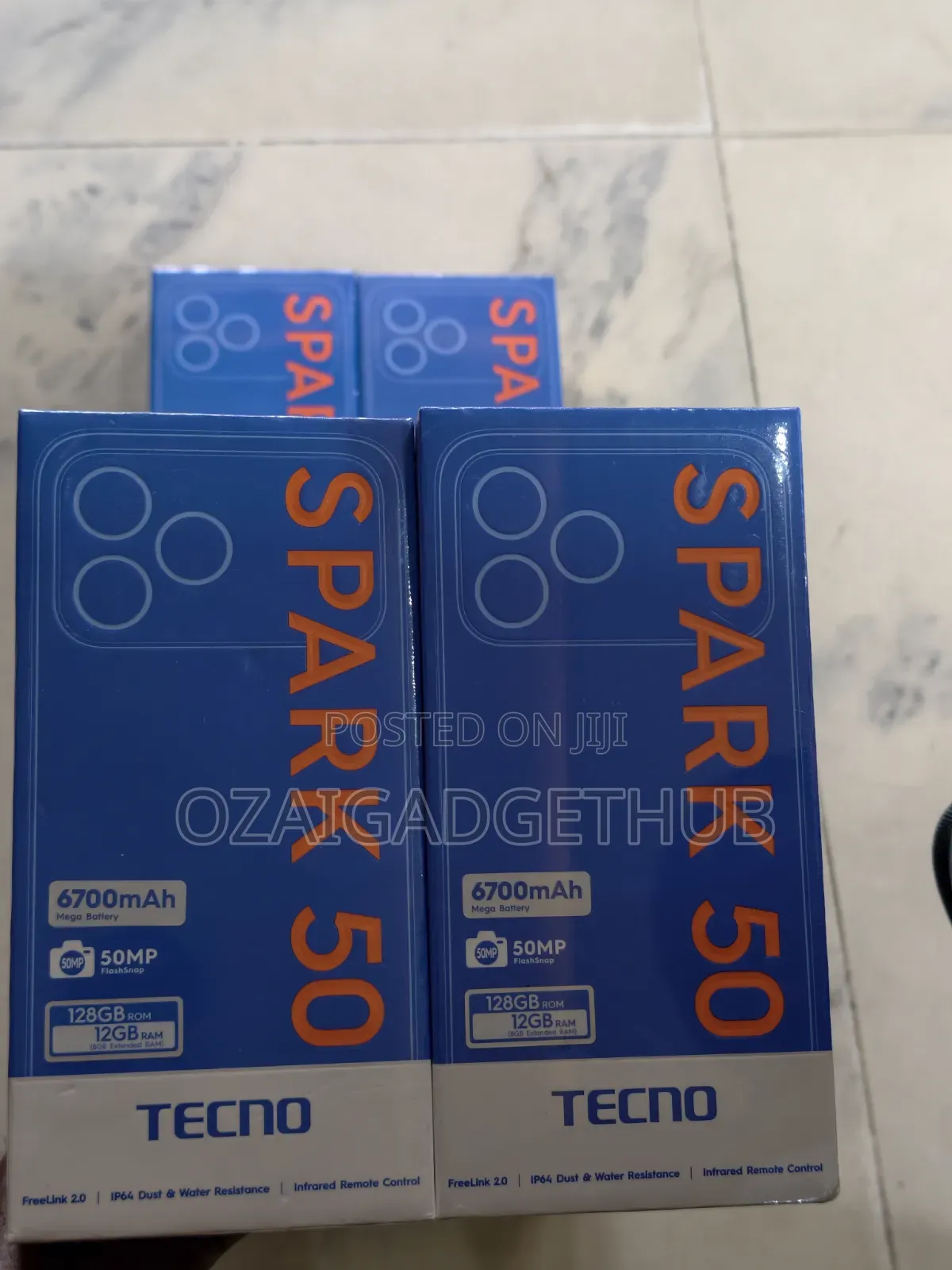New Tecno Spark 50 128 GB Blue