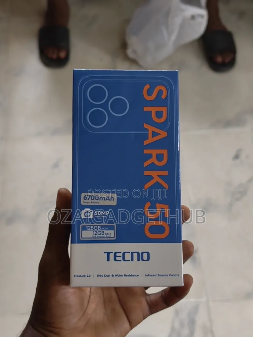 New Tecno Spark 50 128 GB Blue
