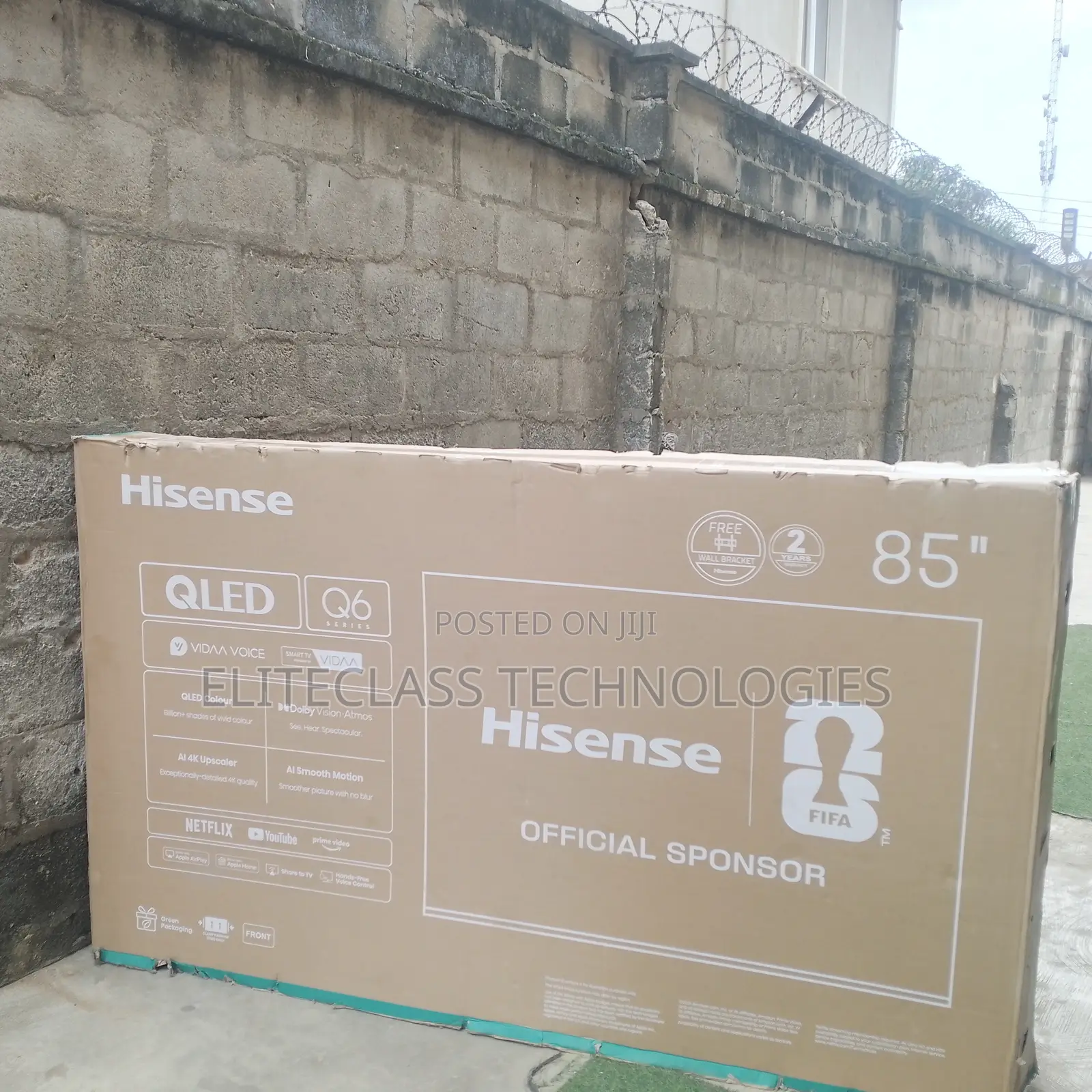 Hisense 85 Inch QLED Screen TV