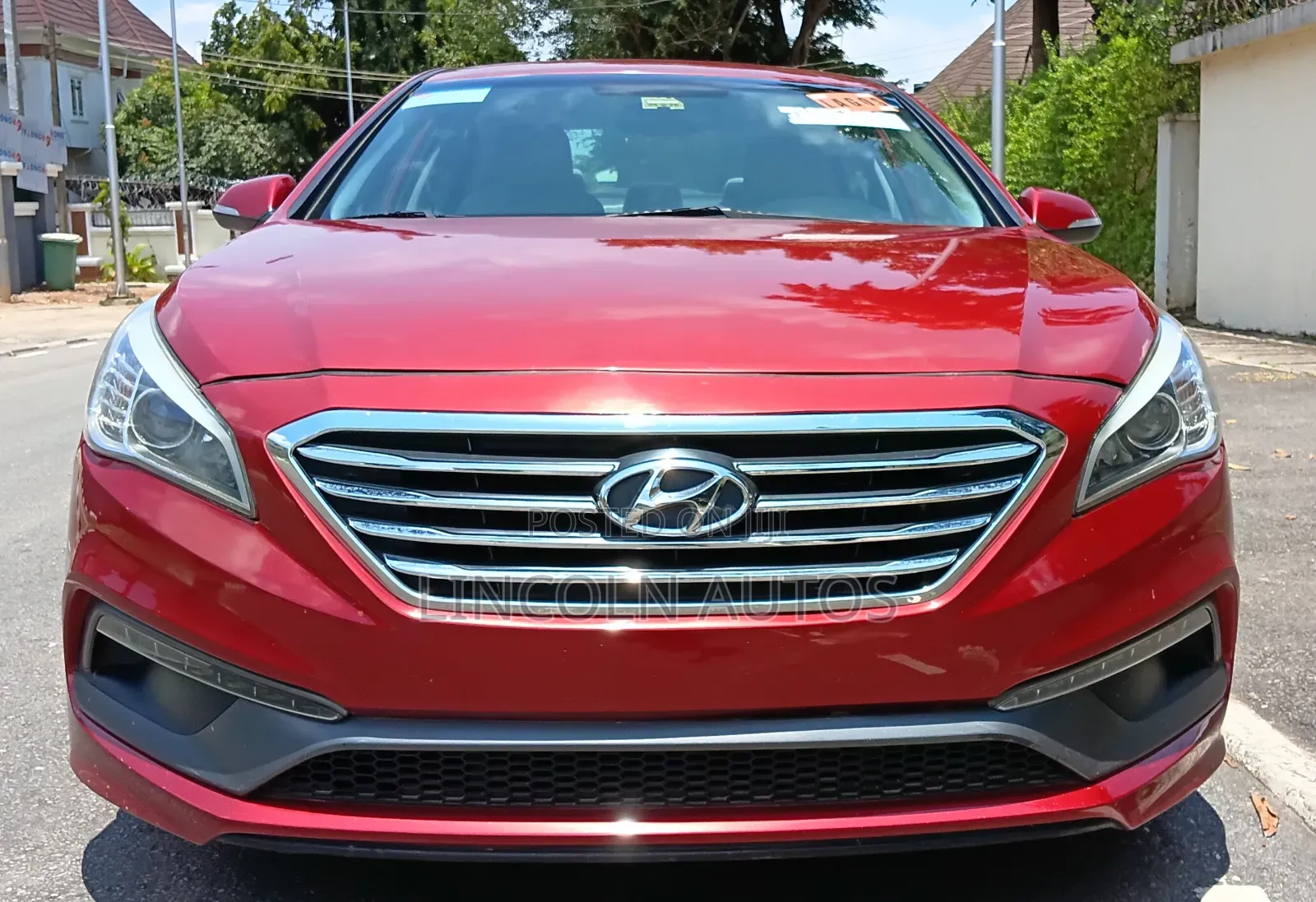 Hyundai Sonata 2015 Red