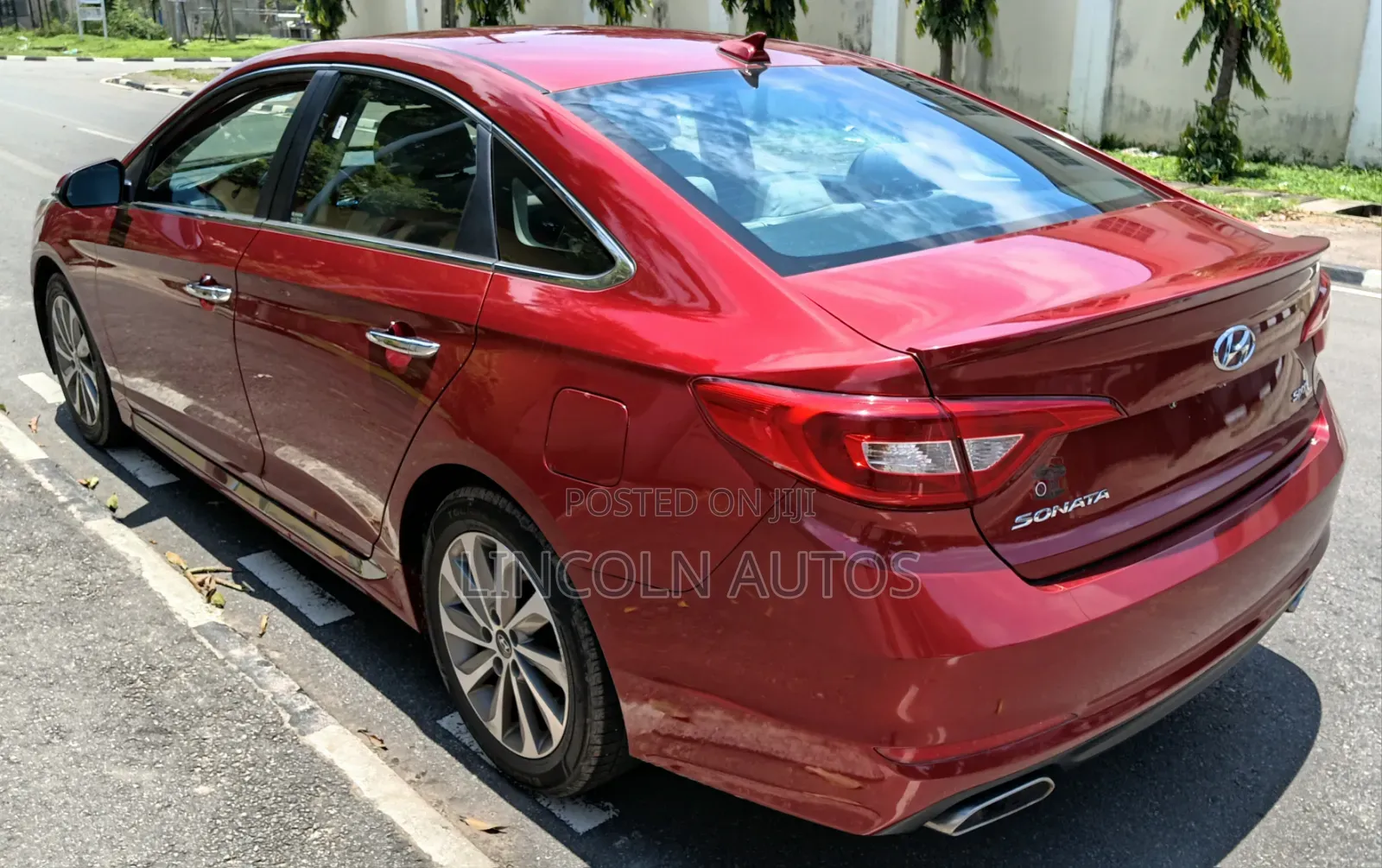Hyundai Sonata 2015 Red