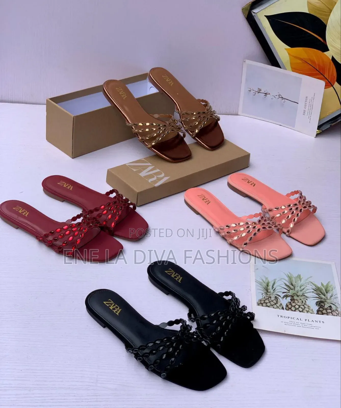 Zara Flat Slippers for Women