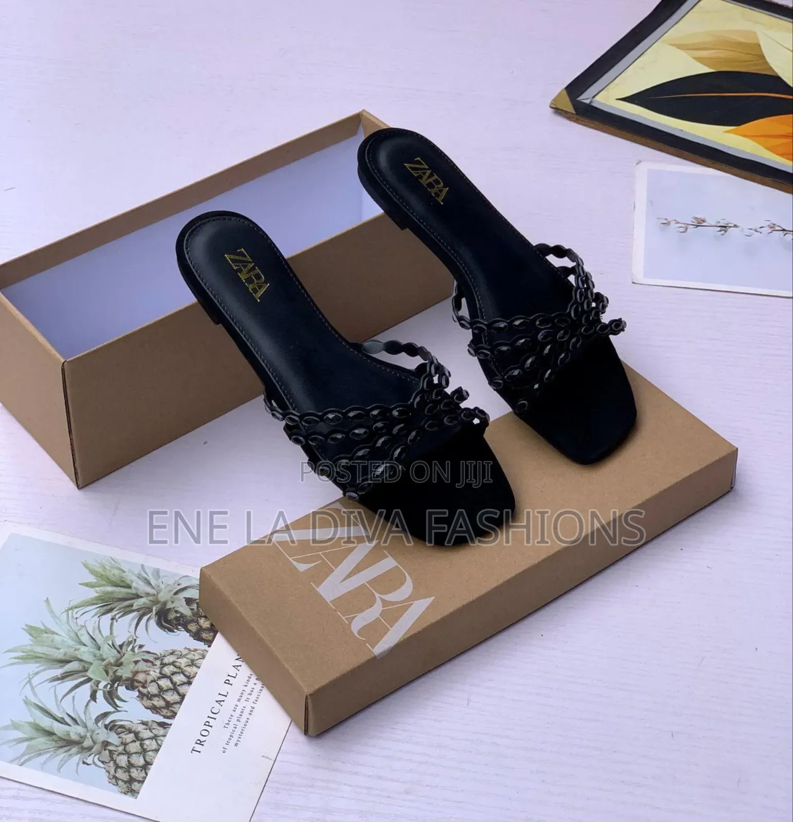 Zara Flat Slippers for Women