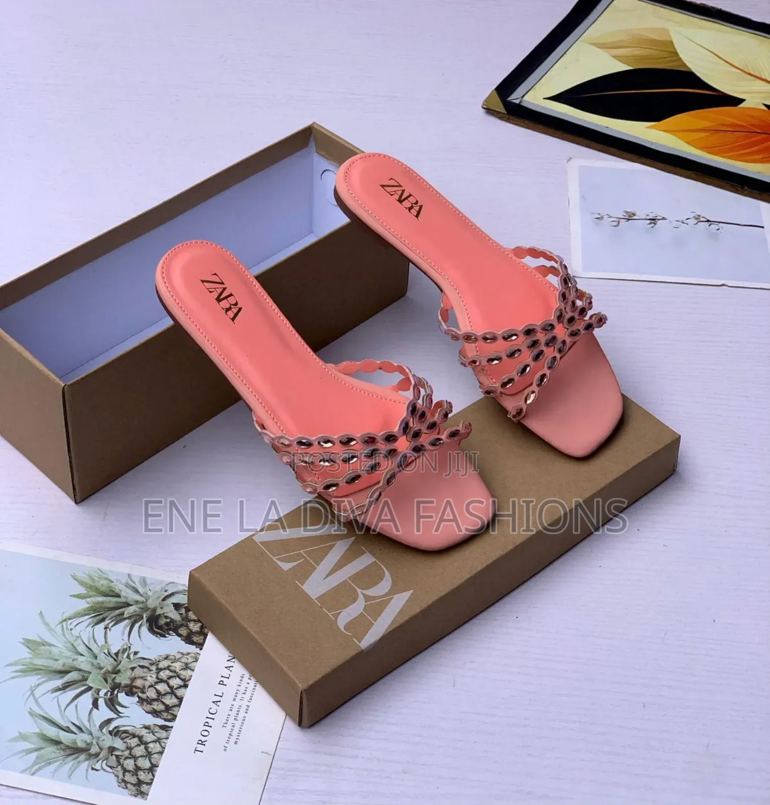 Zara Flat Slippers for Women
