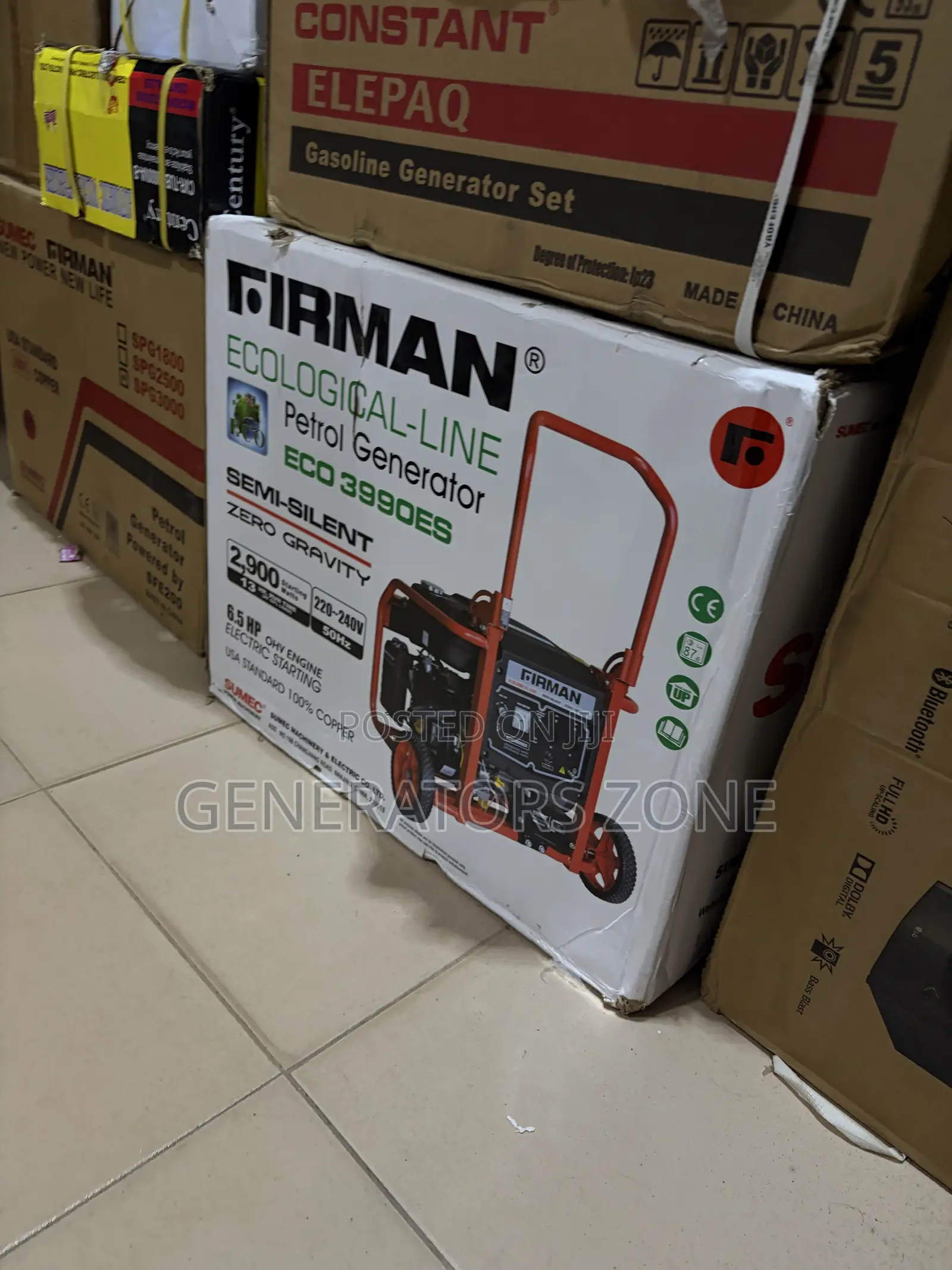 SUMEC Firman 2.8kVA Petrol Generator With Wheels