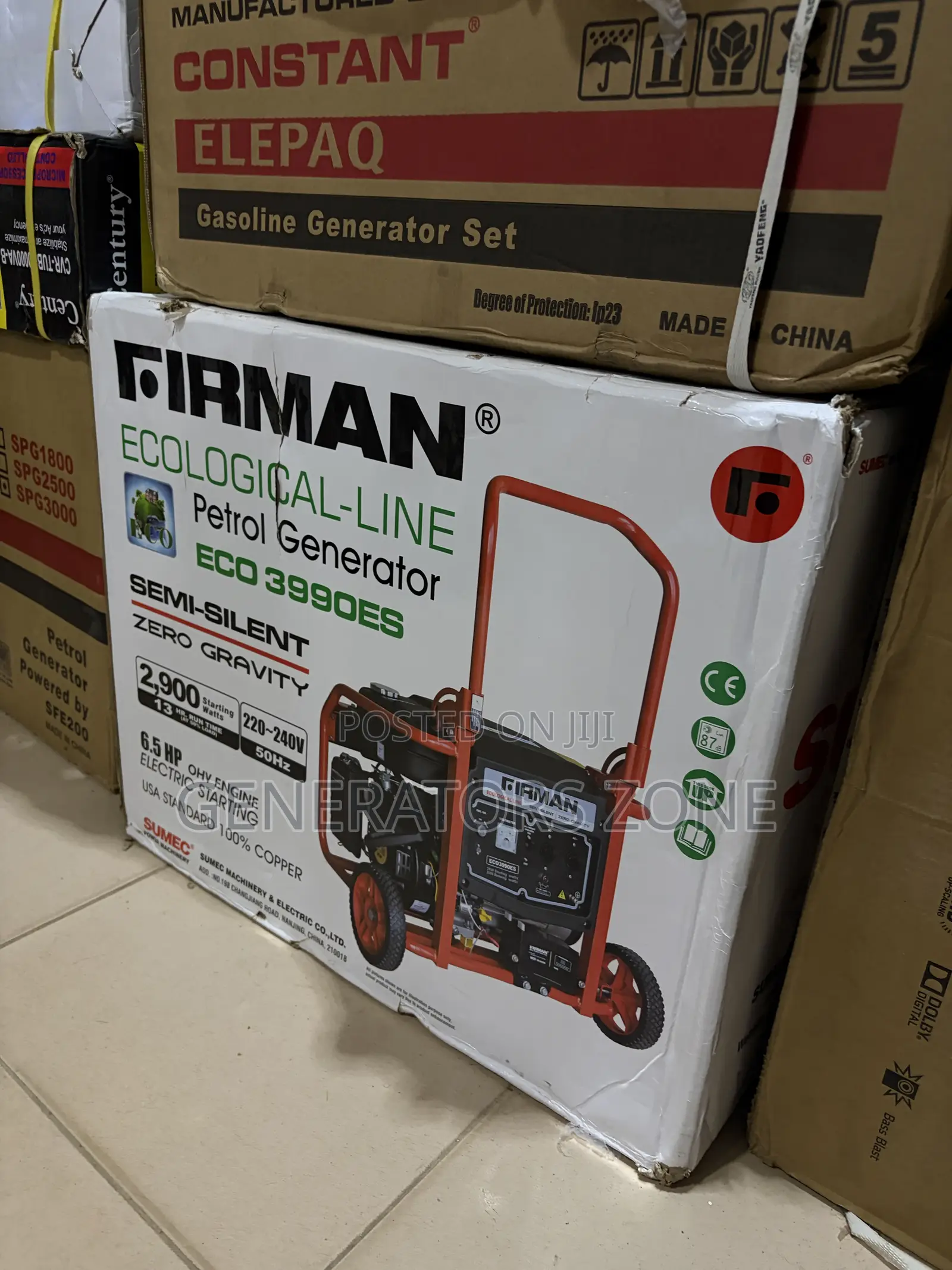 SUMEC Firman 2.8kVA Petrol Generator With Wheels