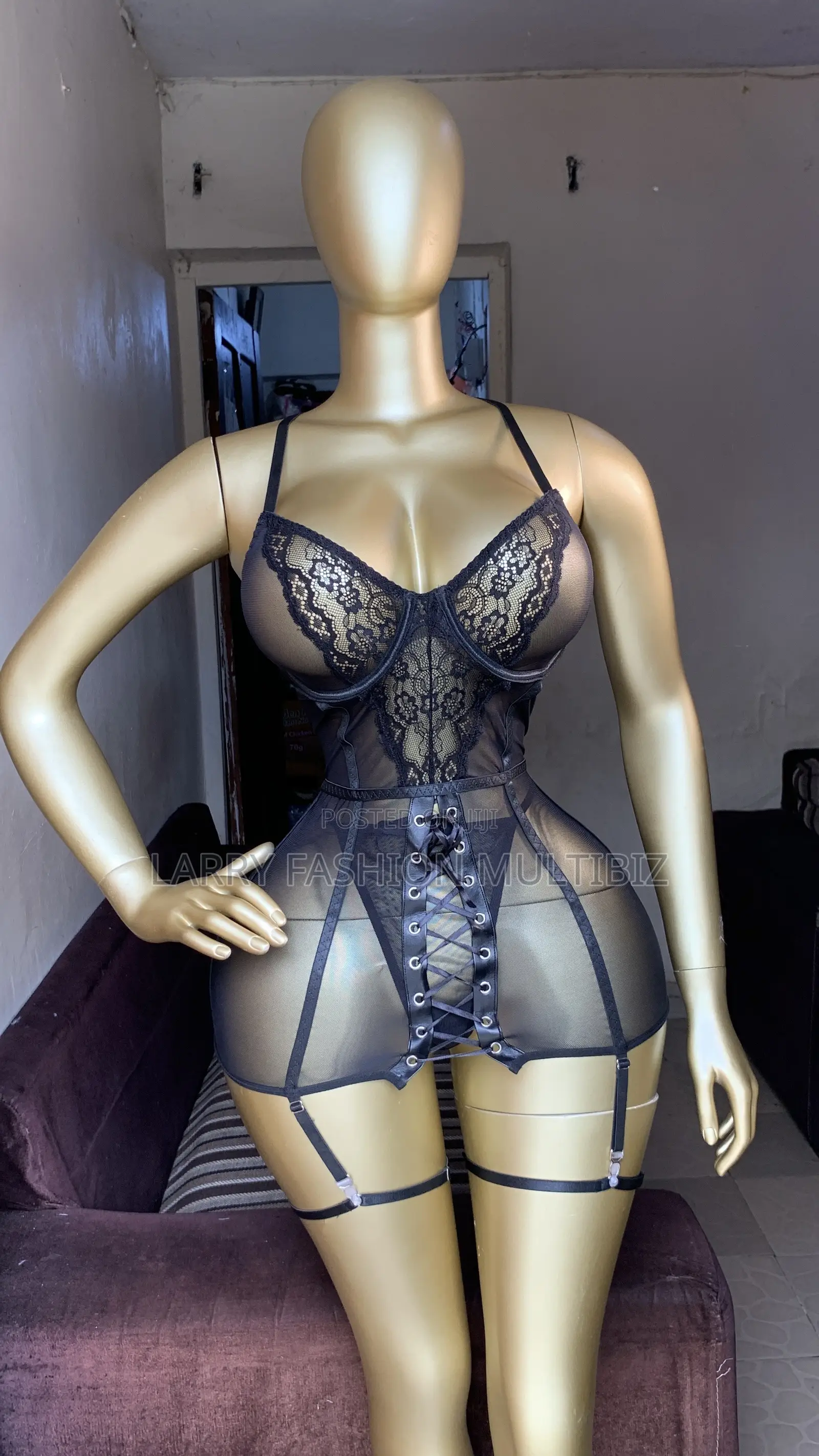 Mysterious Fashionable Gown Set