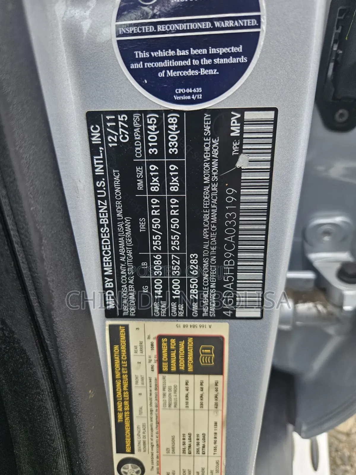 Mercedes-Benz M Class 2013 Silver