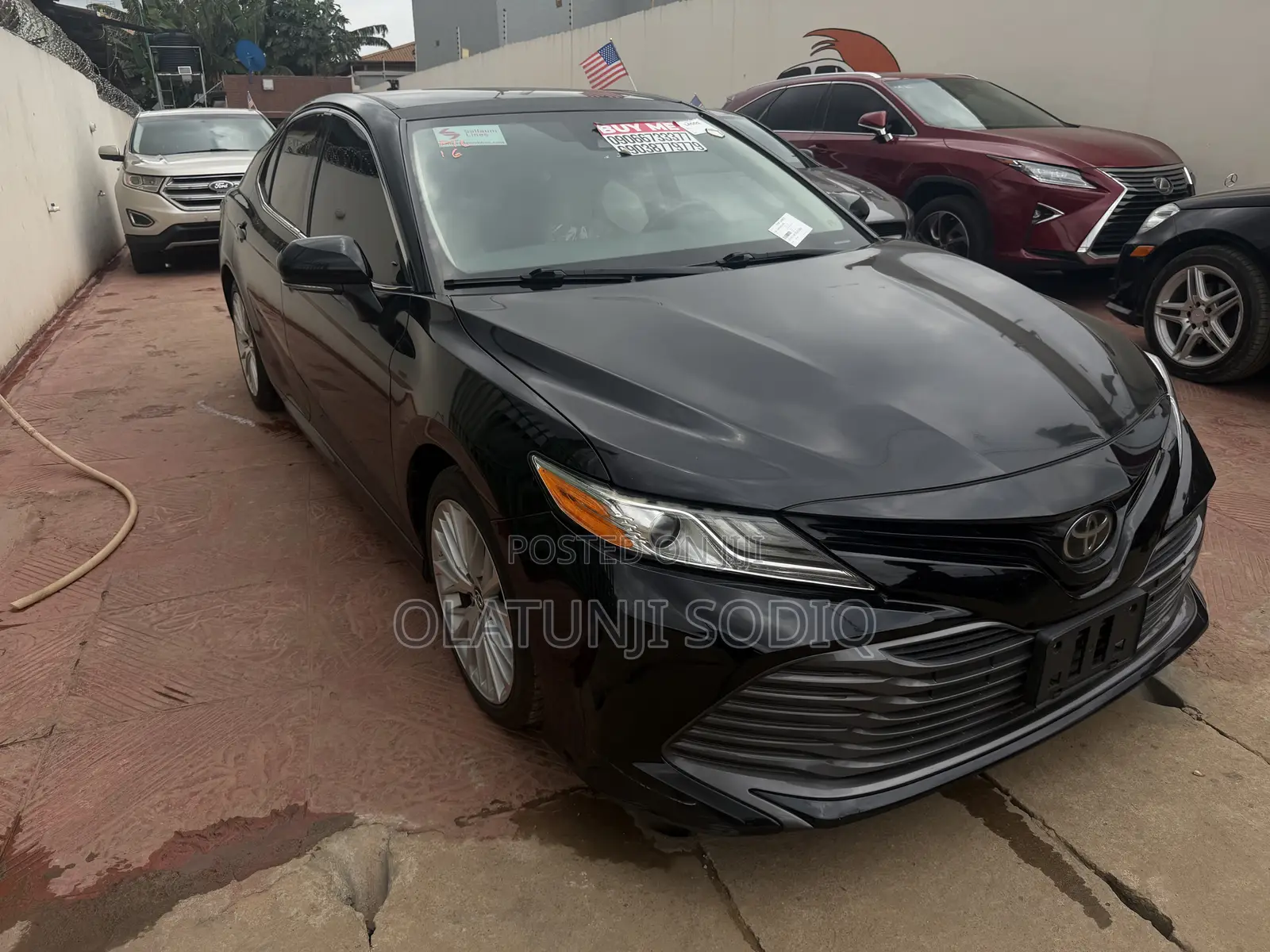 Toyota Camry XLE (2.5L 4cyl 8A) 2019 Black