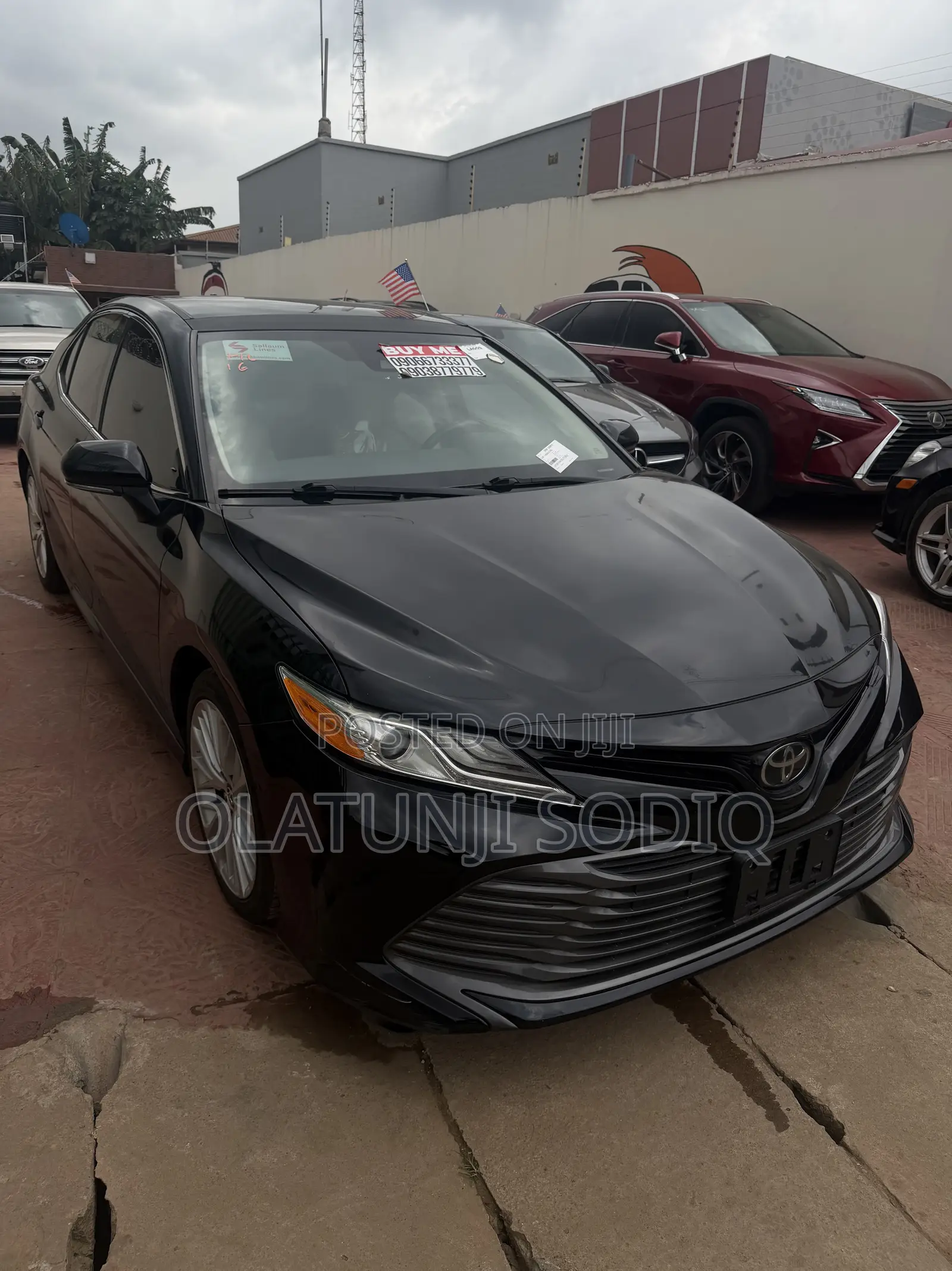Toyota Camry XLE (2.5L 4cyl 8A) 2019 Black