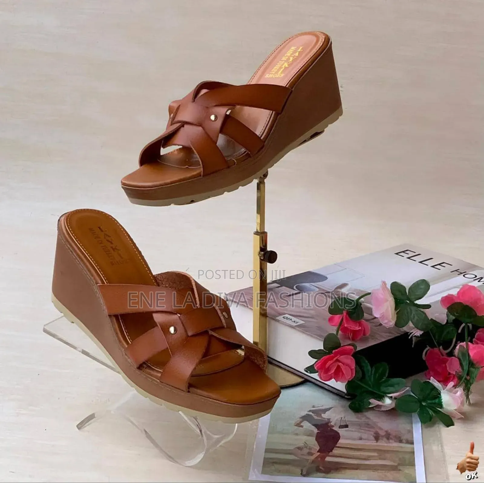 Stylish Light Weight Wedge Slippers