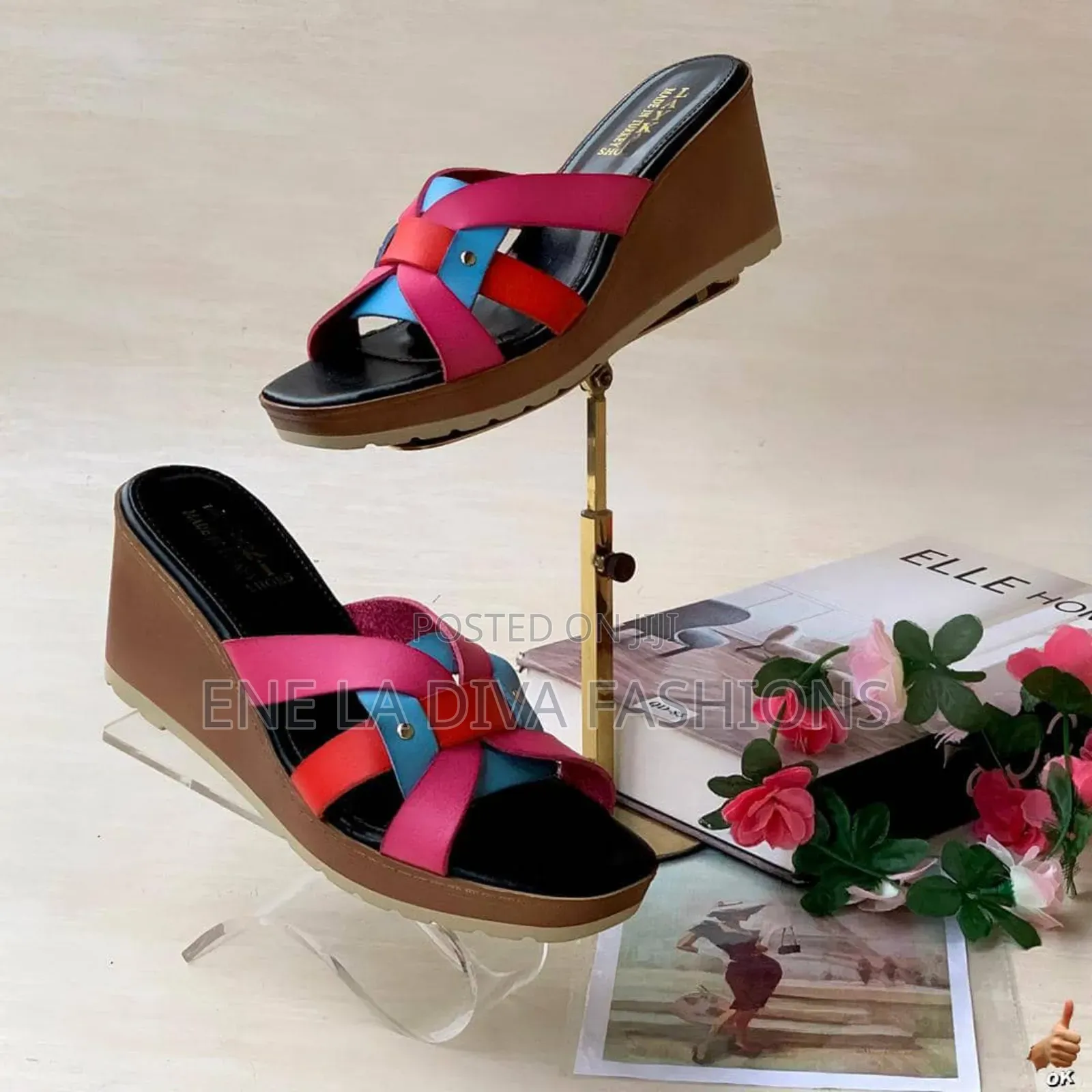 Stylish Light Weight Wedge Slippers