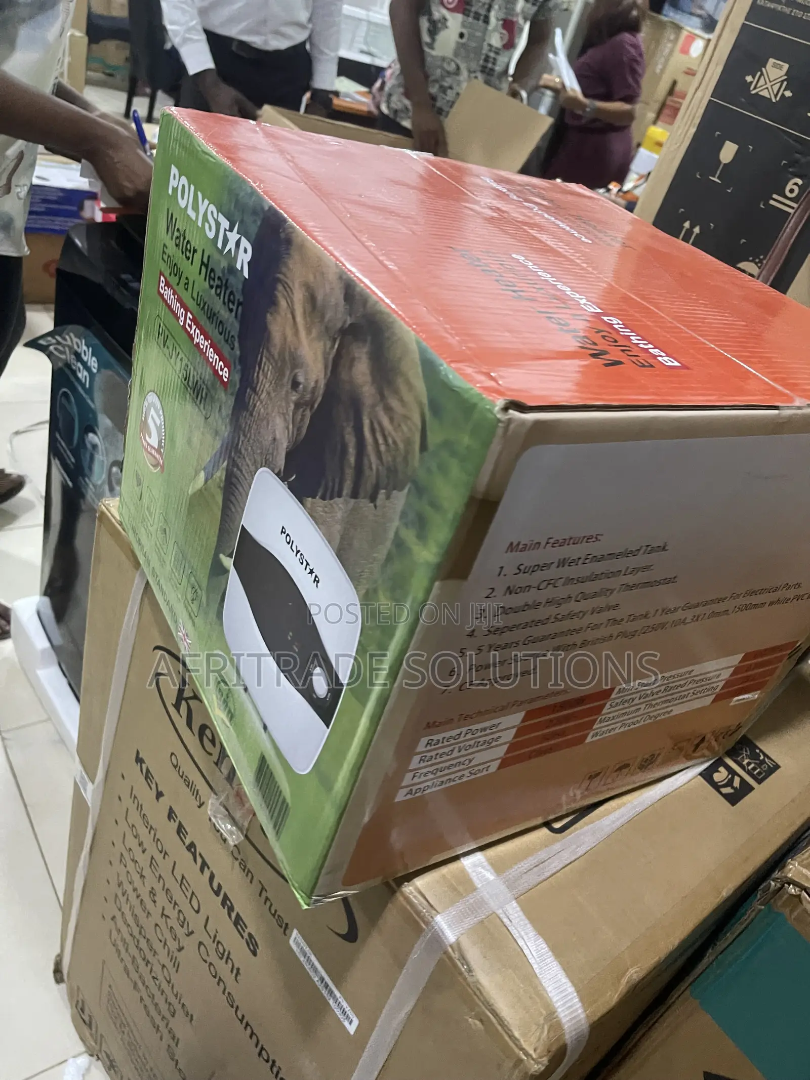 Polystar PV-JY15LWH 15L Electric Heater for Home Use