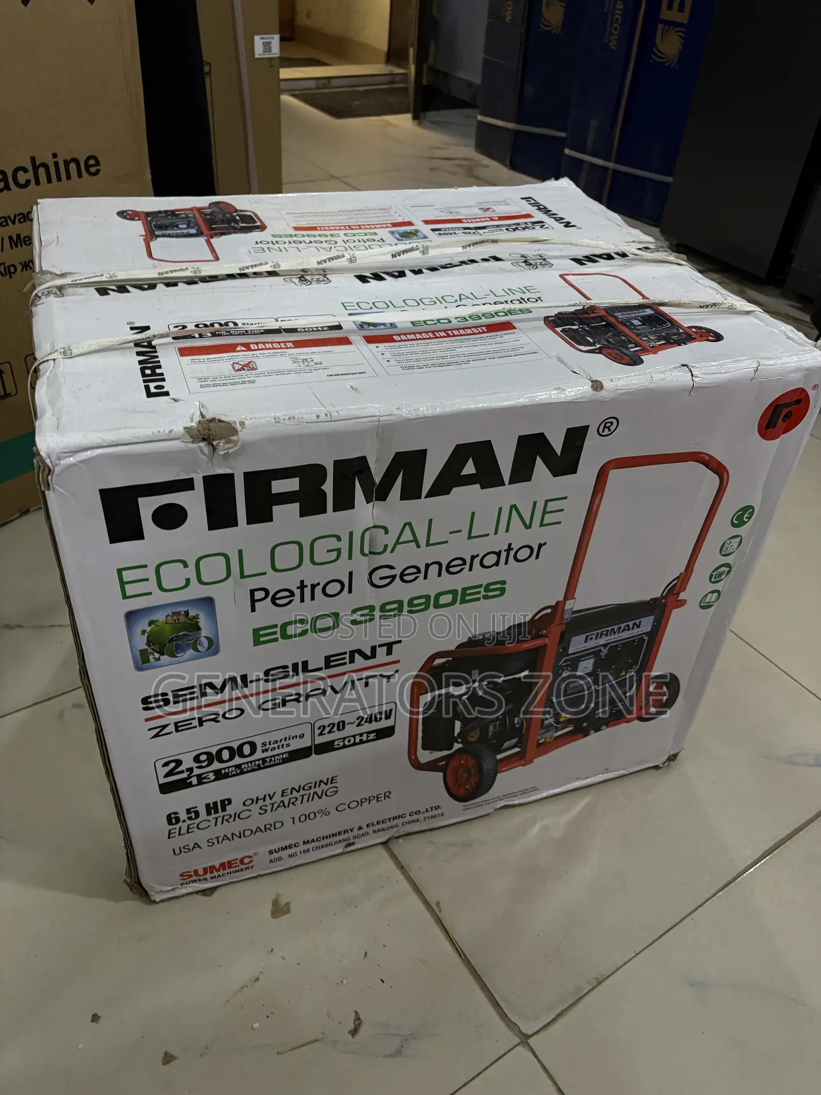 Firman 2.8kVA Petrol Generator With Key Ignition ECO3990ES
