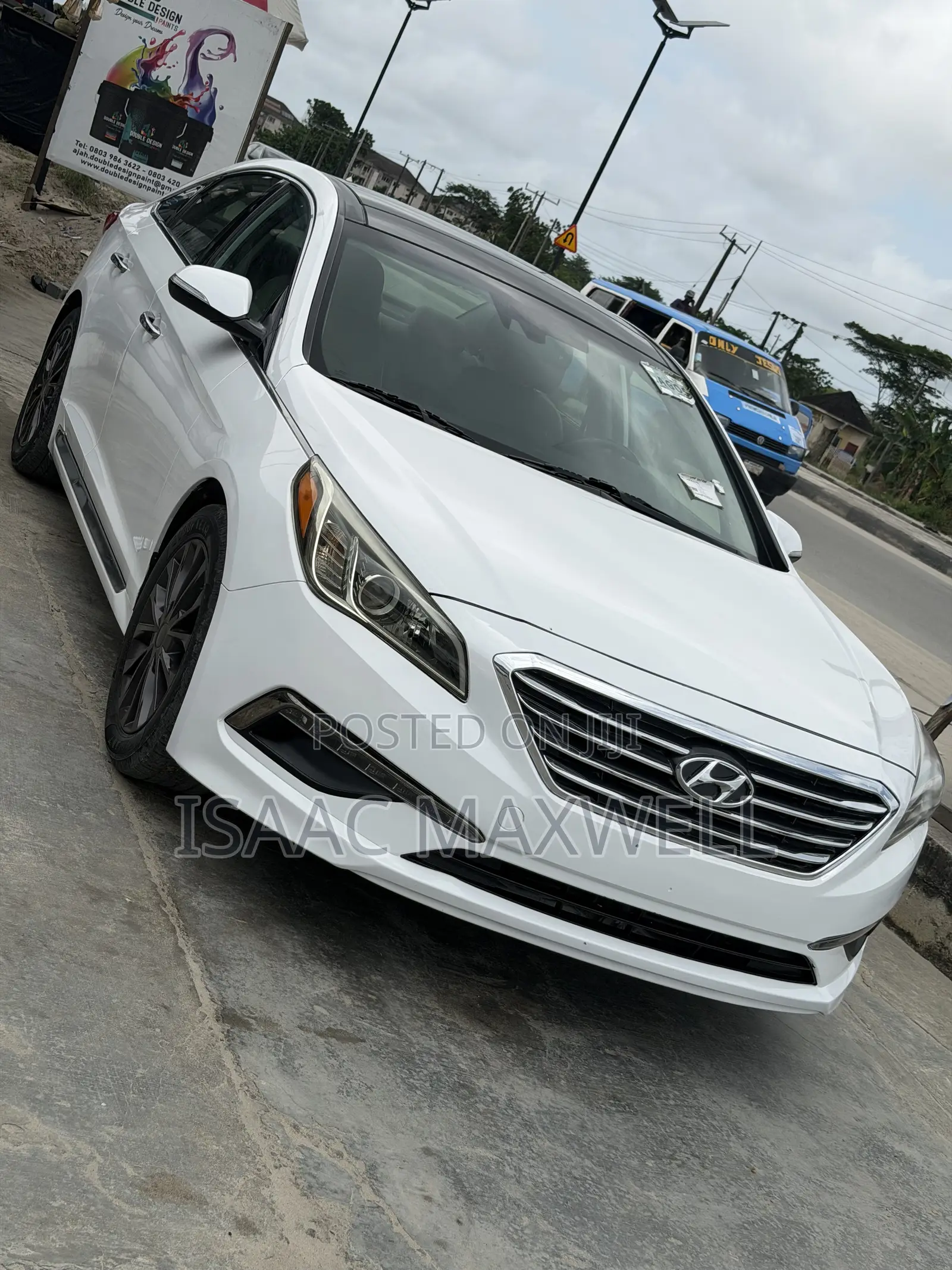 Hyundai Sonata Limited 4dr Sedan (2.4L 4cyl 6A) 2015 White