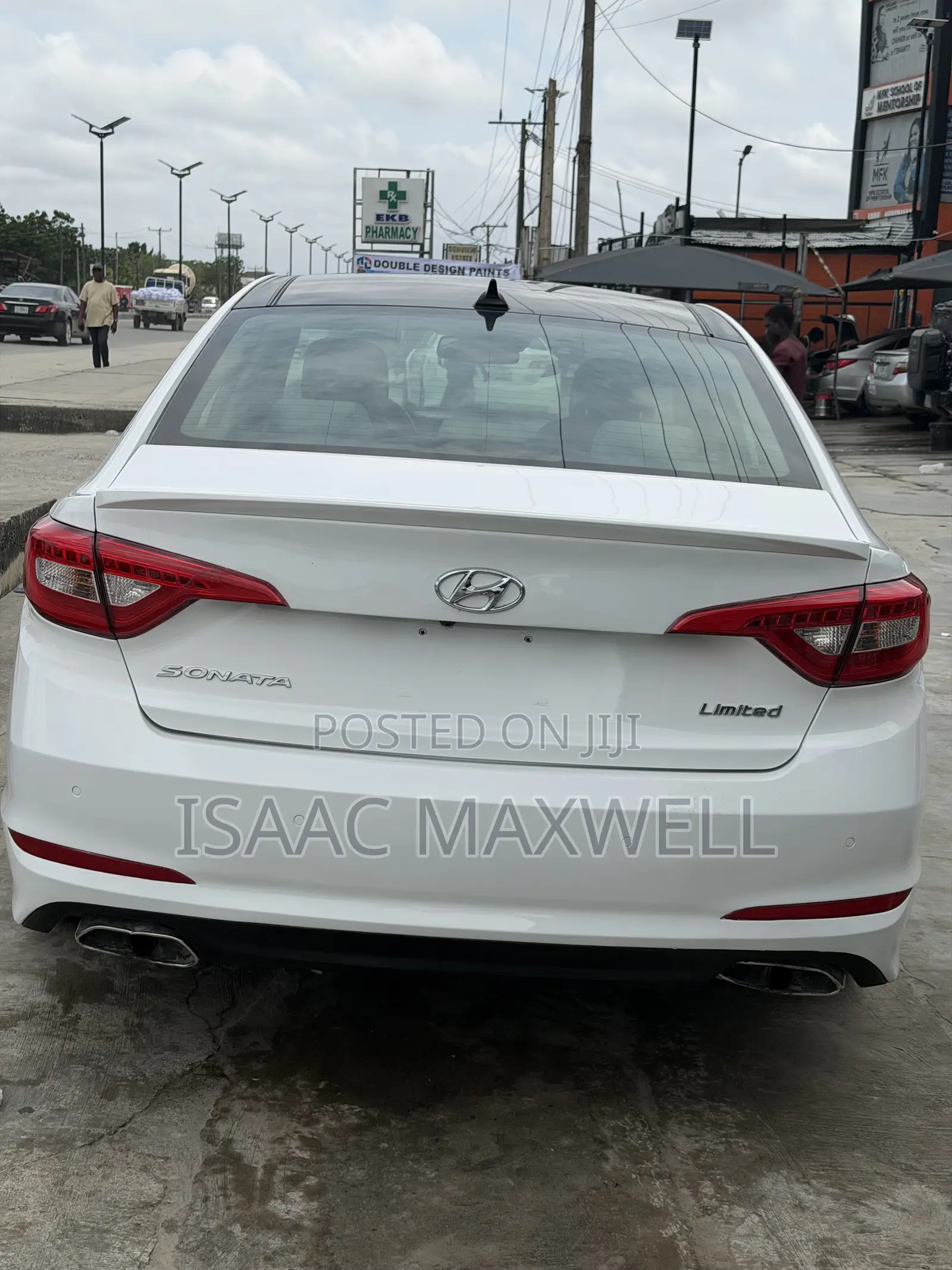 Hyundai Sonata Limited 4dr Sedan (2.4L 4cyl 6A) 2015 White