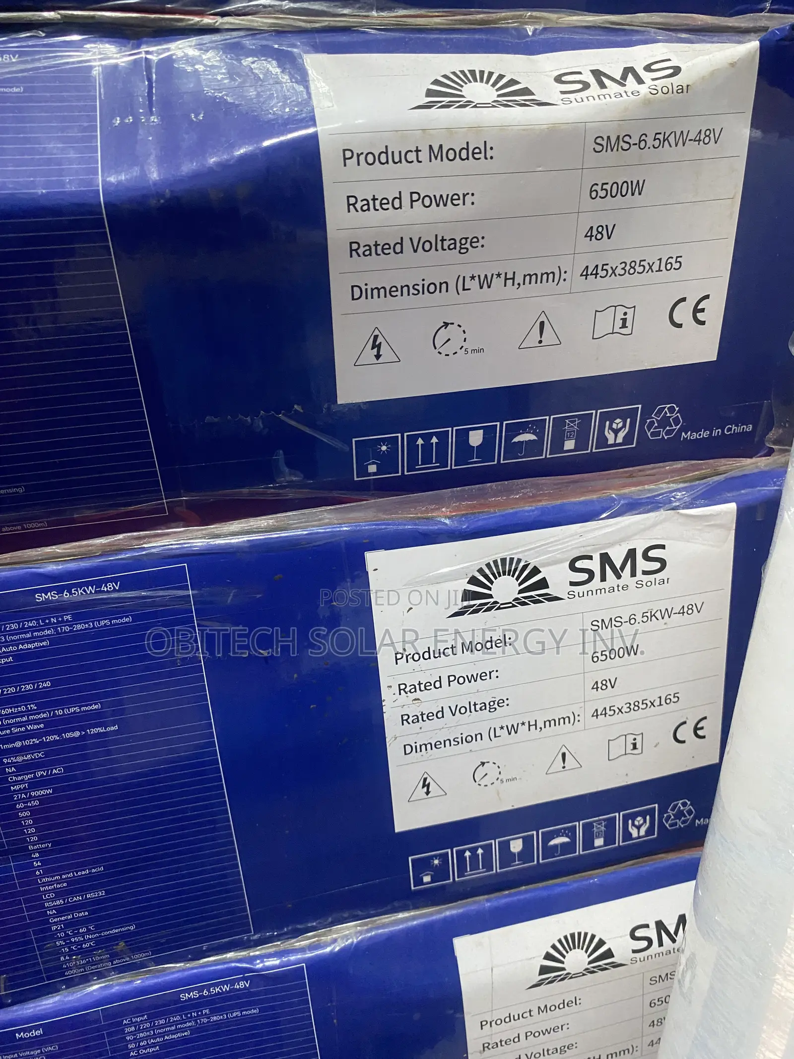 6.5kw SMS Hybrid Solar Inverter