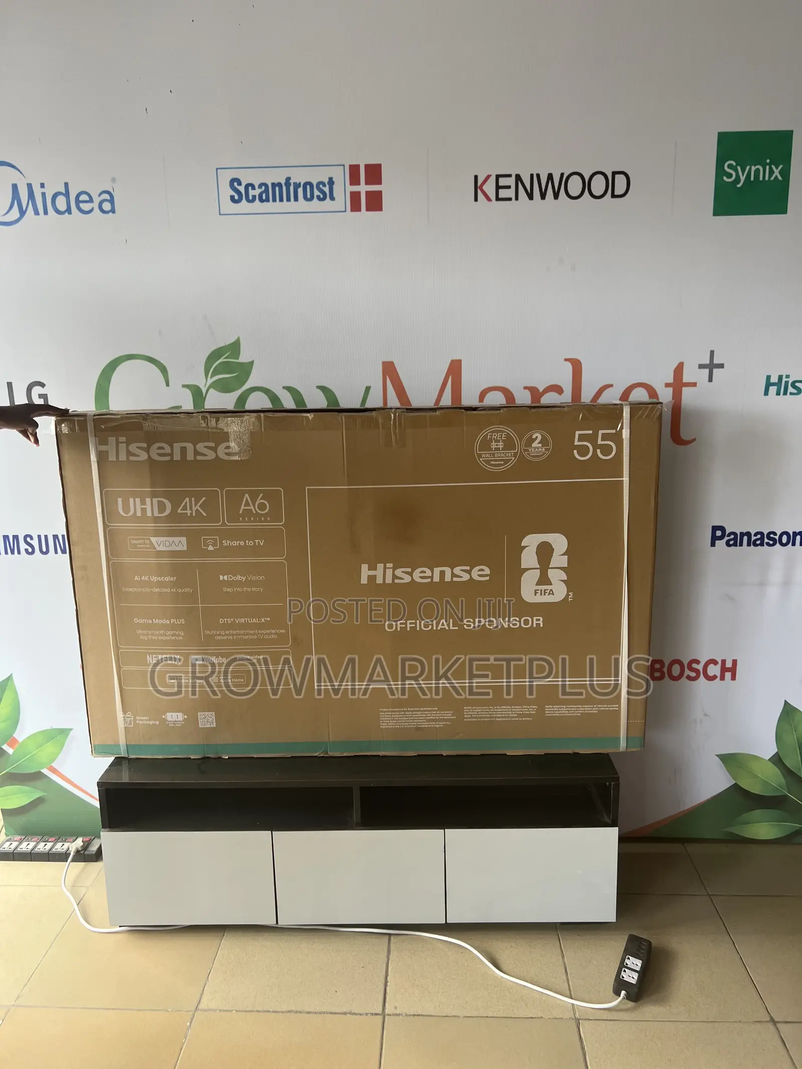 Hisense TV 55 Inch A6Q UHD 4K Smart