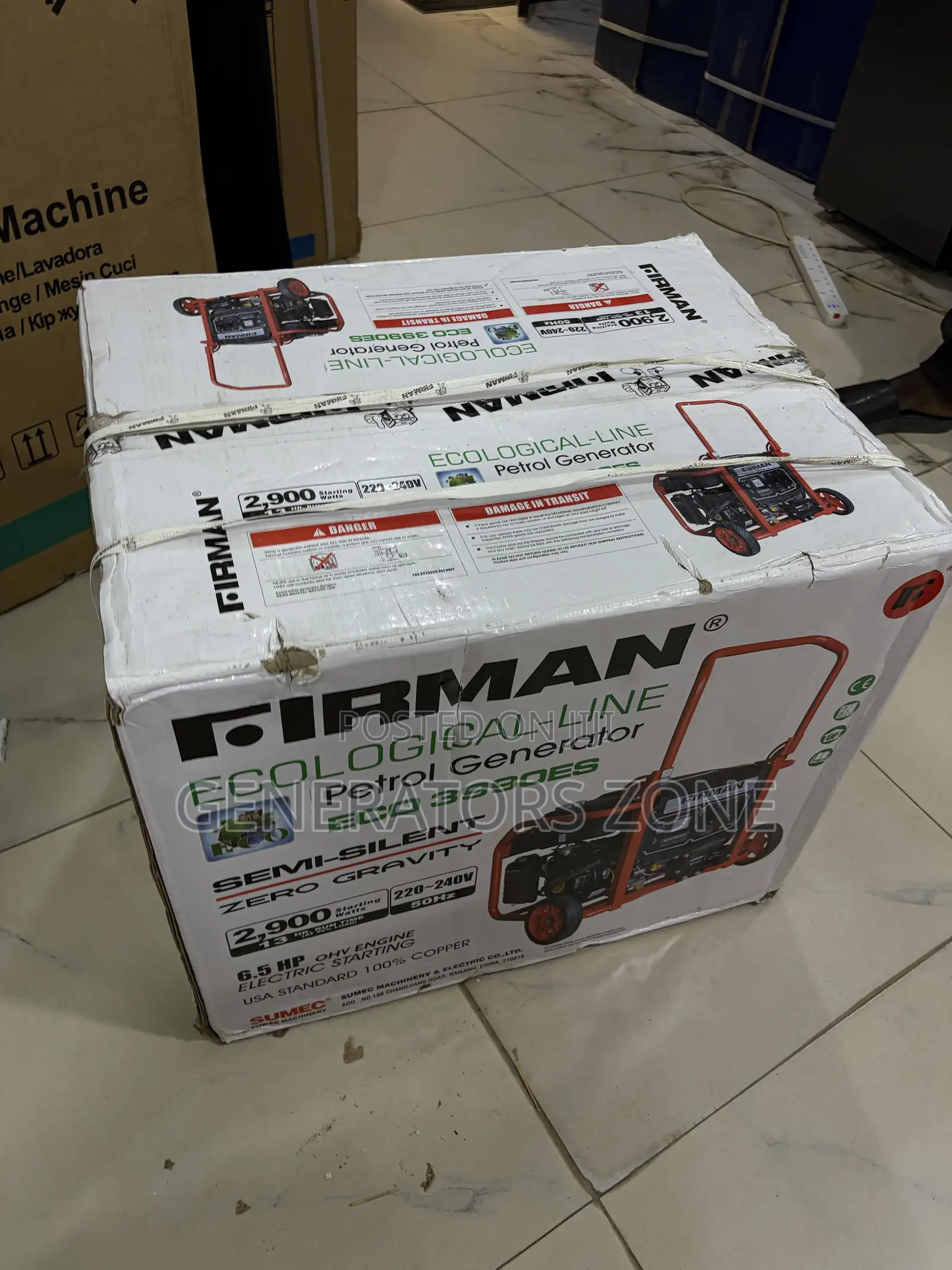 Firman 2.8kVA ECO3990ES Generator for Fridge and Freezer