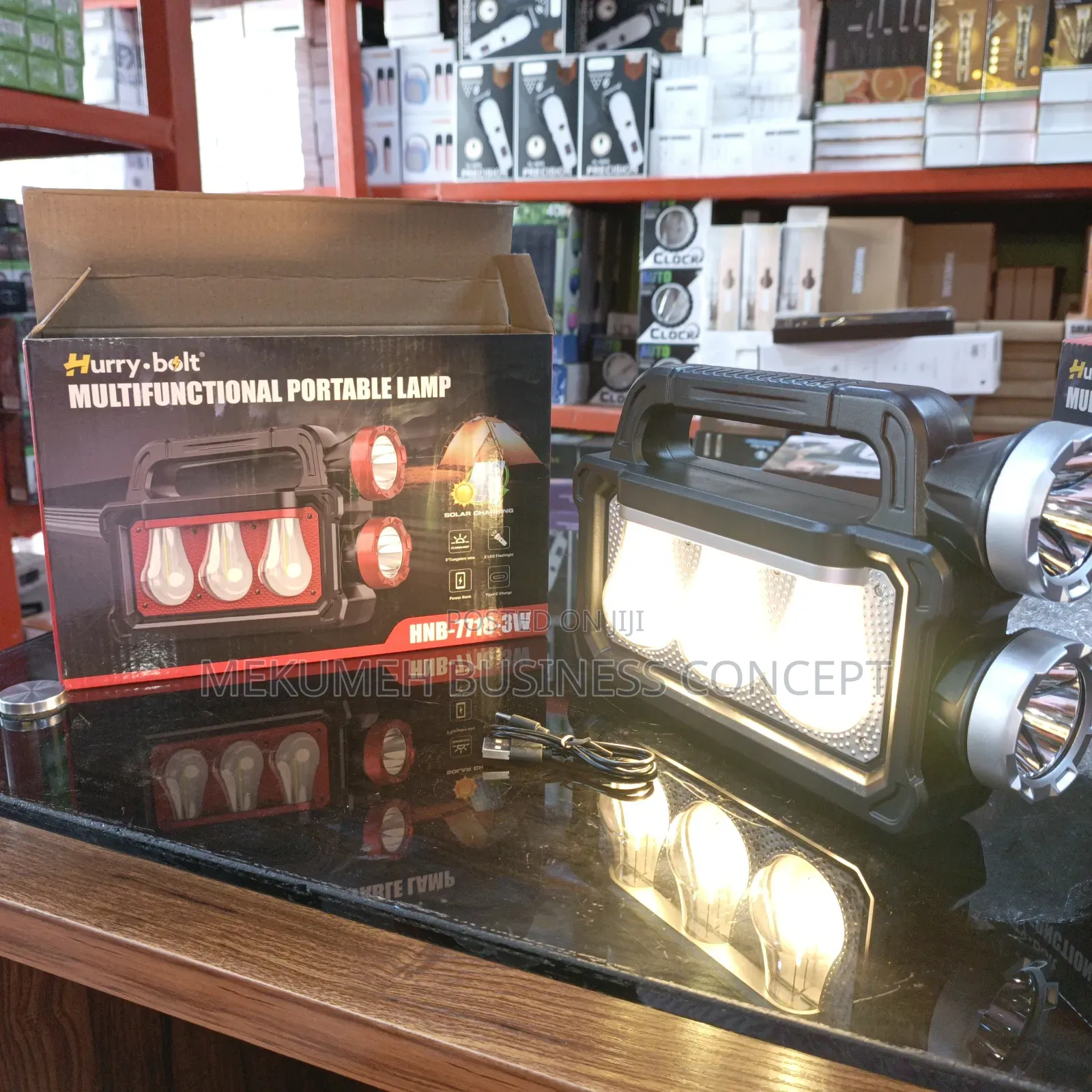 Multifunctional Portable Lamp -HNB-7718-3W