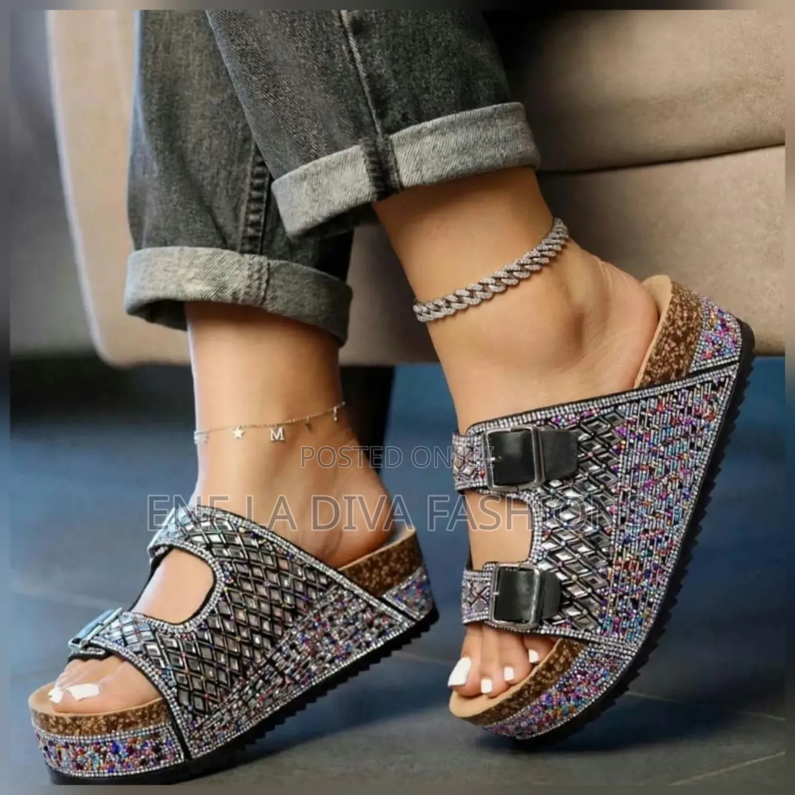 Women Summer Rhinestone Sandals