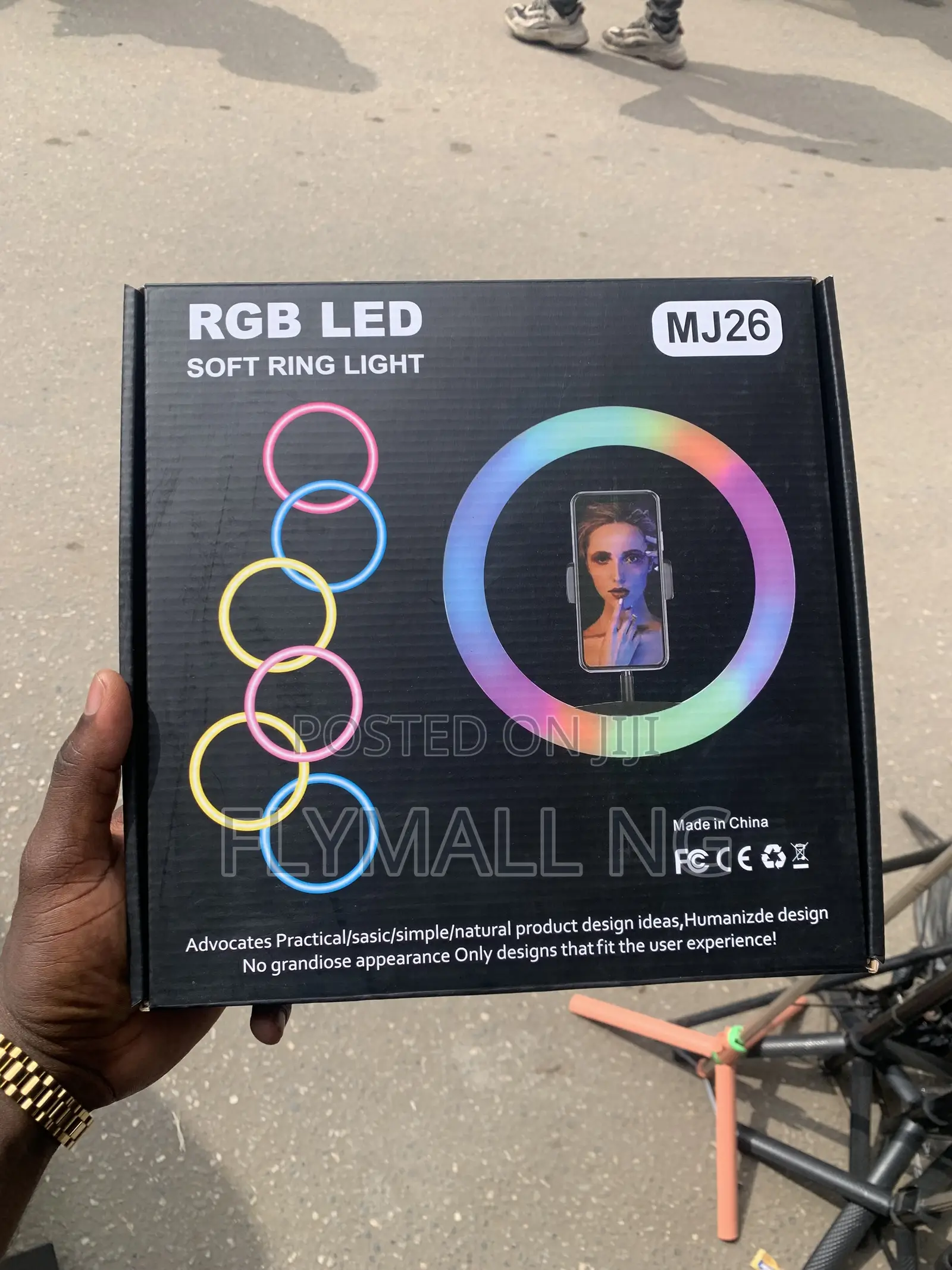 MJ26 RGB LED Soft Ring Light With Stand