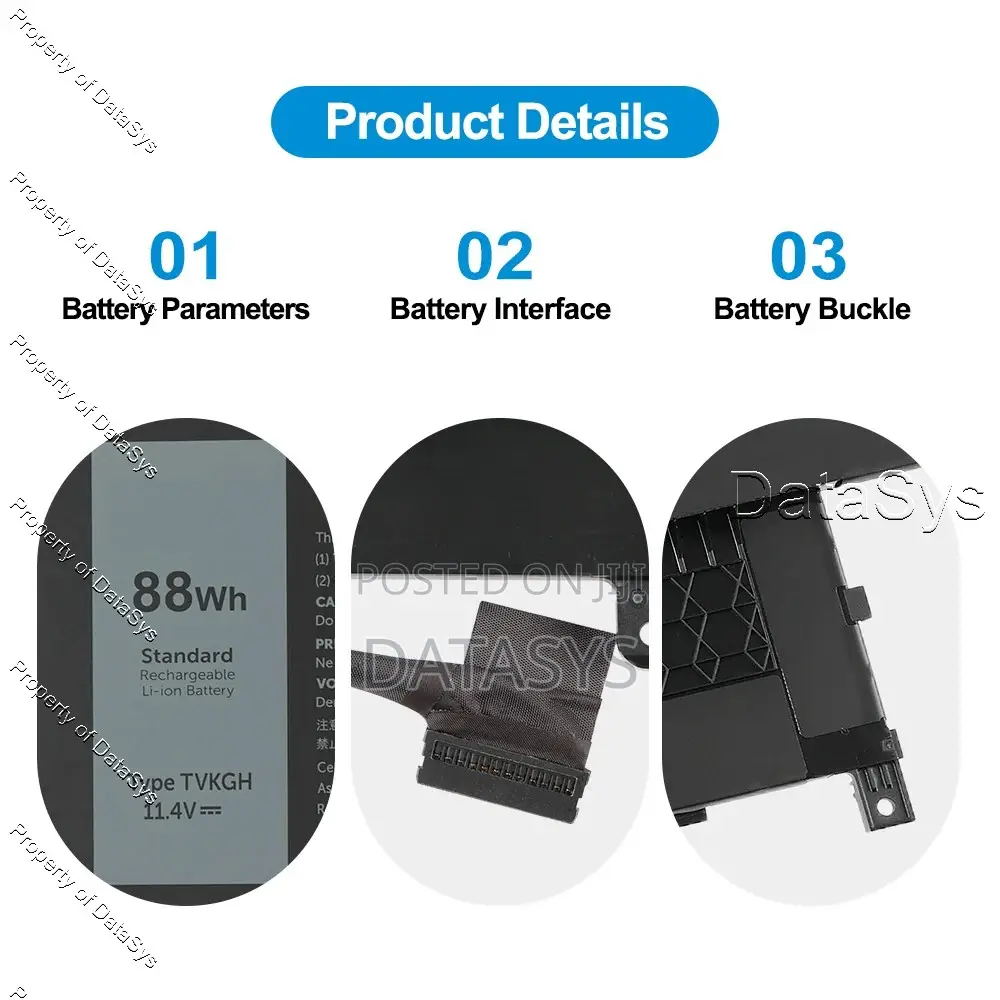 TVKGH Laptop Battery for Dell Latitude 9510 9520 & 9520 2-in-1 Series