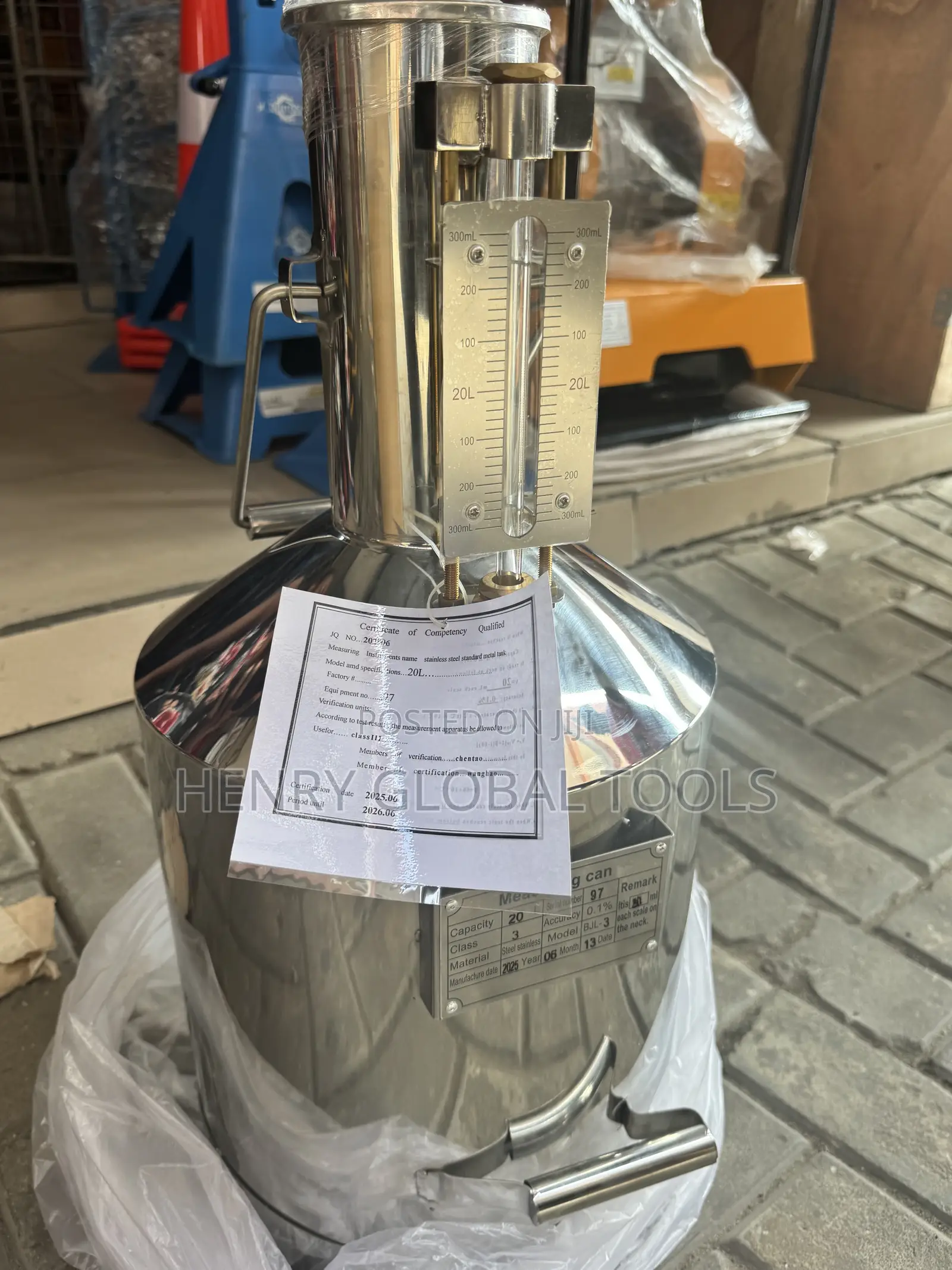 20L Stainless Steel Measuring Can
