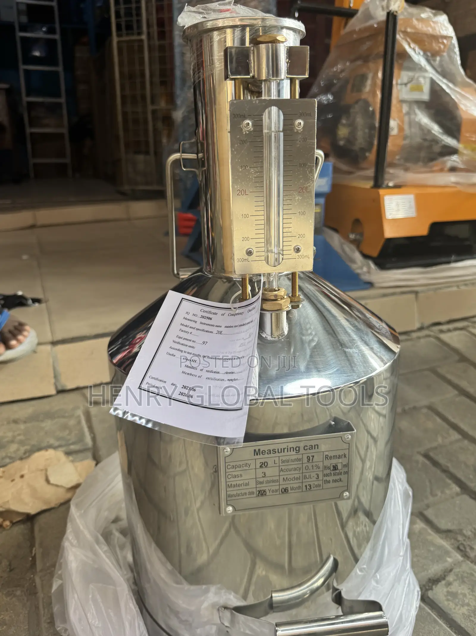 20L Stainless Steel Measuring Can