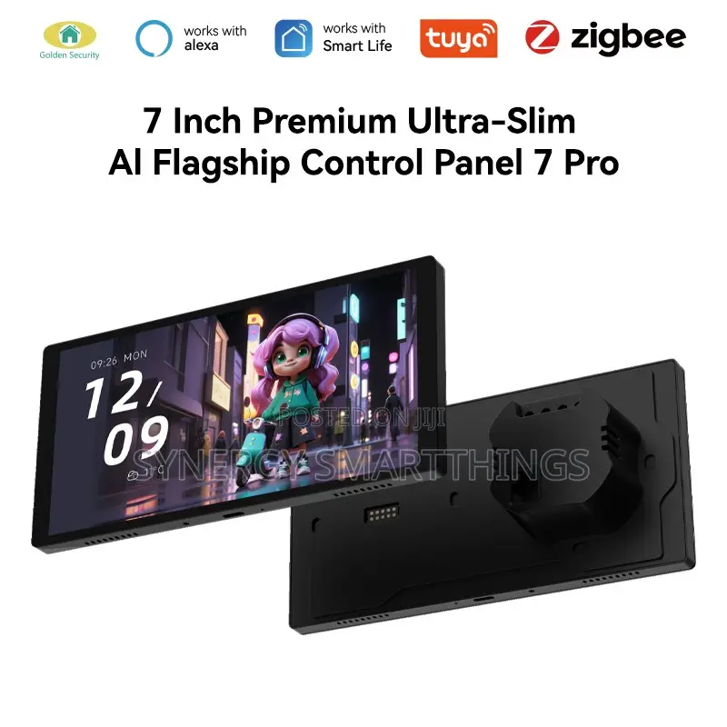 7 Inch Tuya Smart Control Panel With Built in IR Remote Alexa & Zigbee