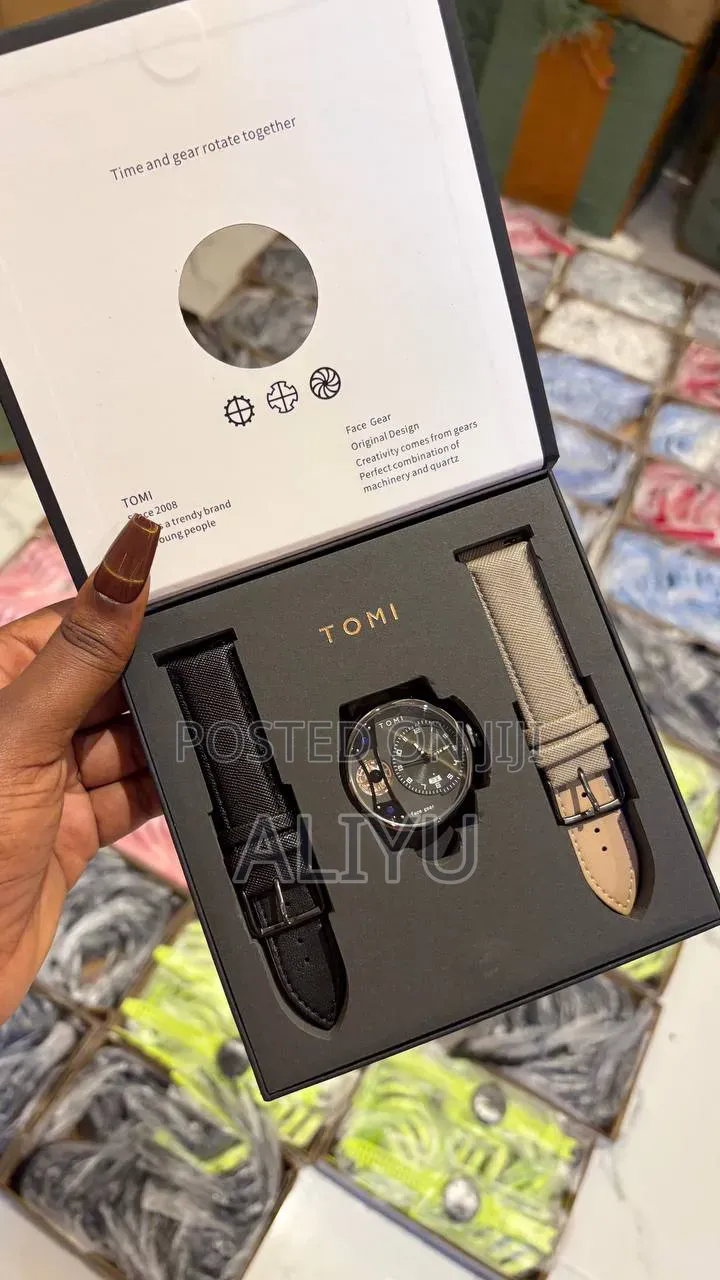 TOMI FaceGear Dual-Strap Watch
