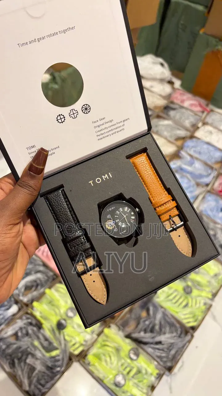 TOMI FaceGear Dual-Strap Watch