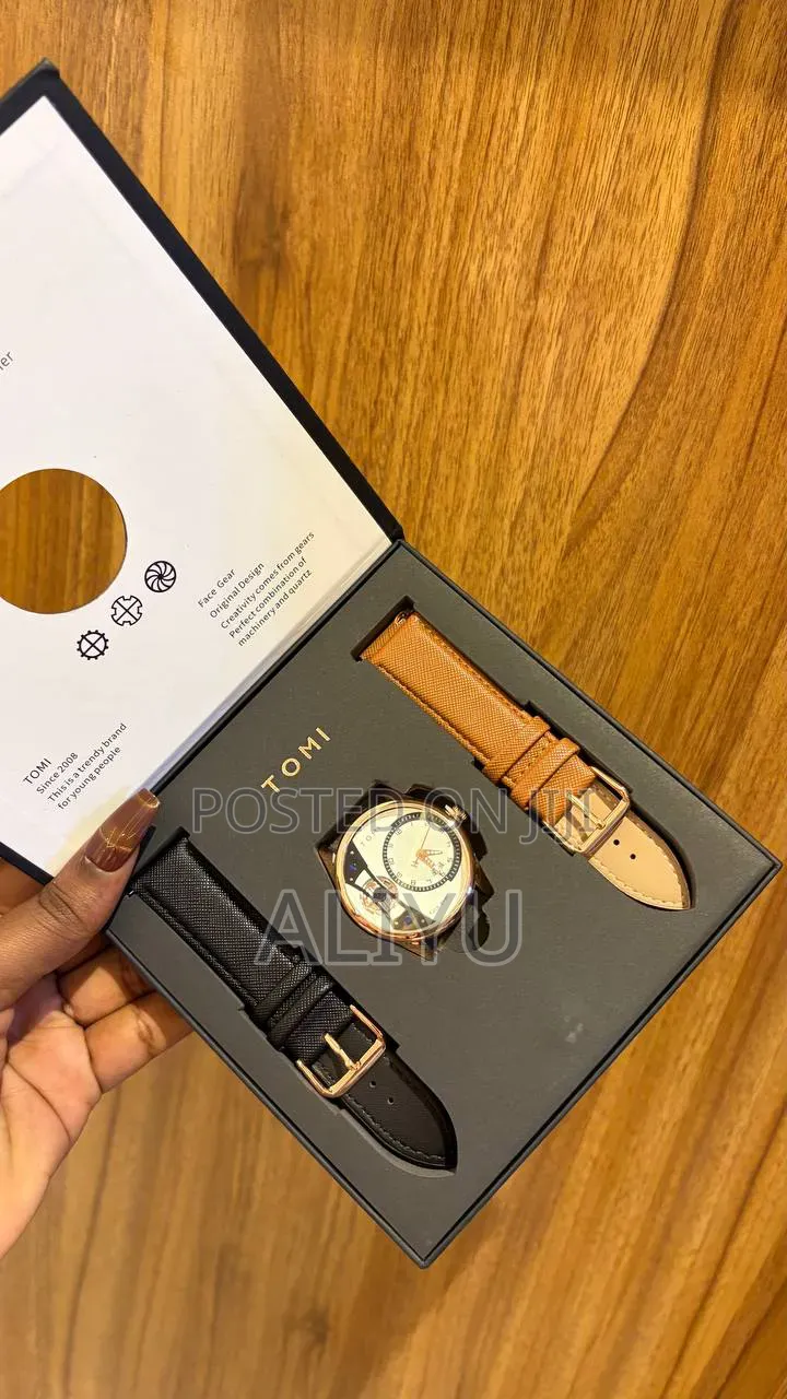 TOMI FaceGear Dual-Strap Watch