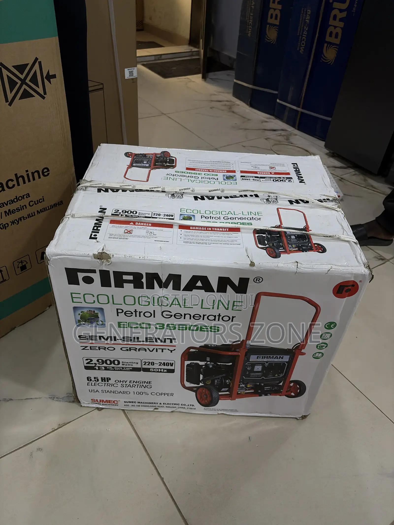 SUMEC Firman ECO3990ES Petrol Generator 2.5kVA Capacity