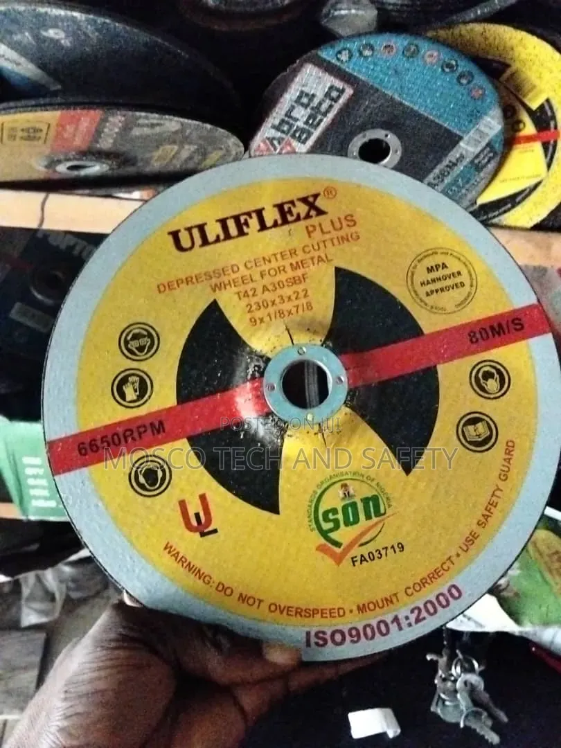 Uliflex Plus Depressed Center Cutting Wheel for Metal 9"