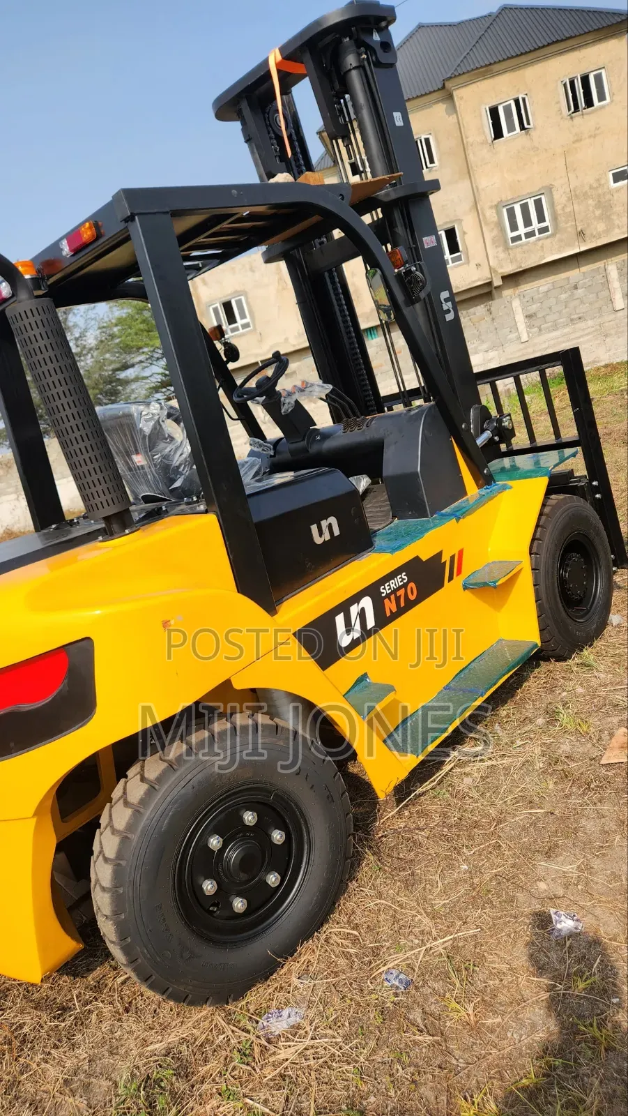 Brand New UN 7 Ton Diesel Forklift – 4.5M, Isuzu Engine, Solid Tires