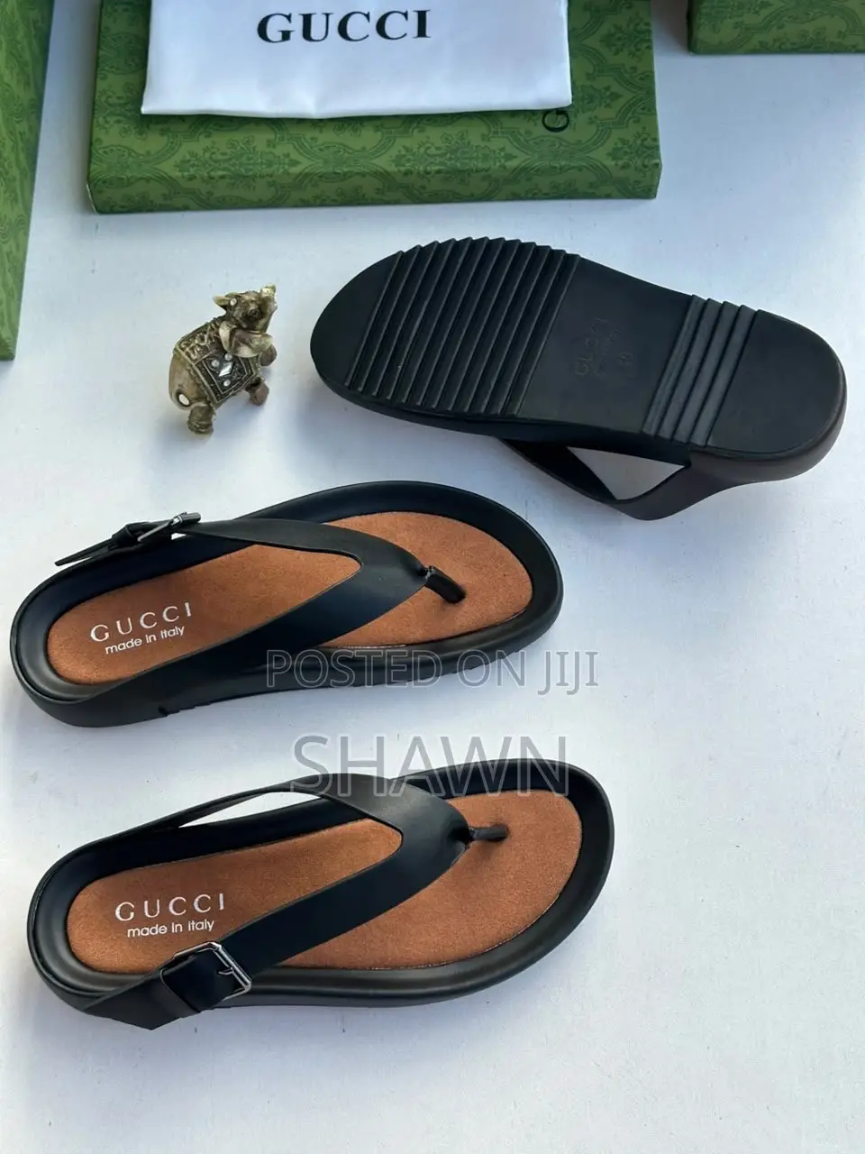 Gucci Luxury Leather Slippers