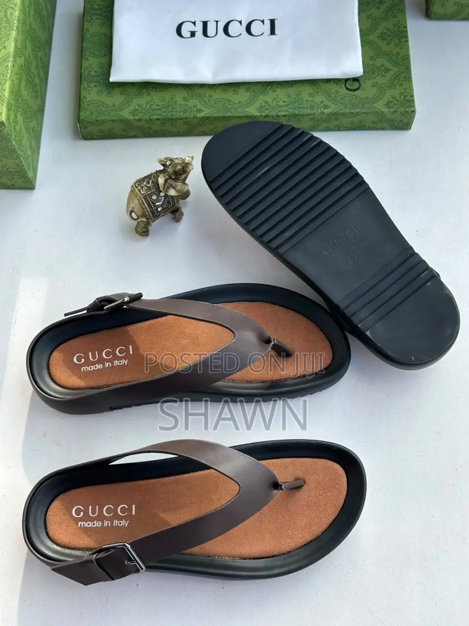 Gucci Luxury Leather Slippers