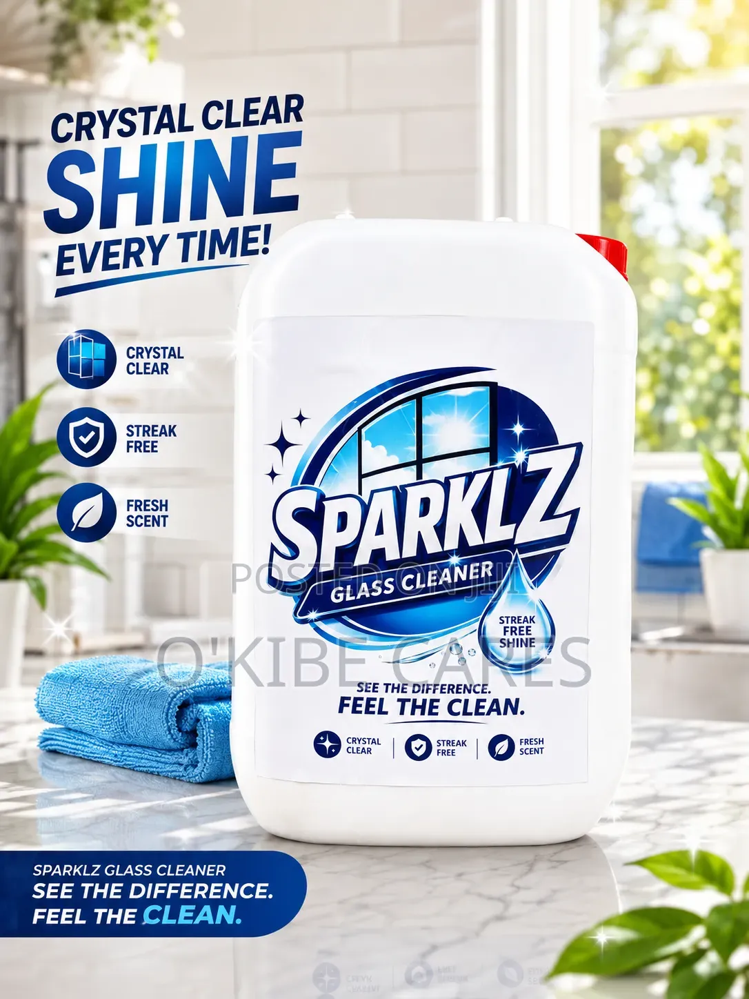 SPARKLZ Glass Cleaner 25kg