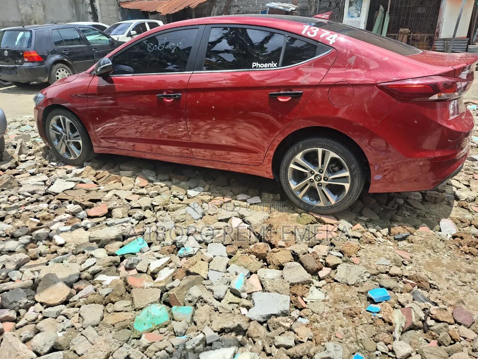 Hyundai Elantra 2015 Red