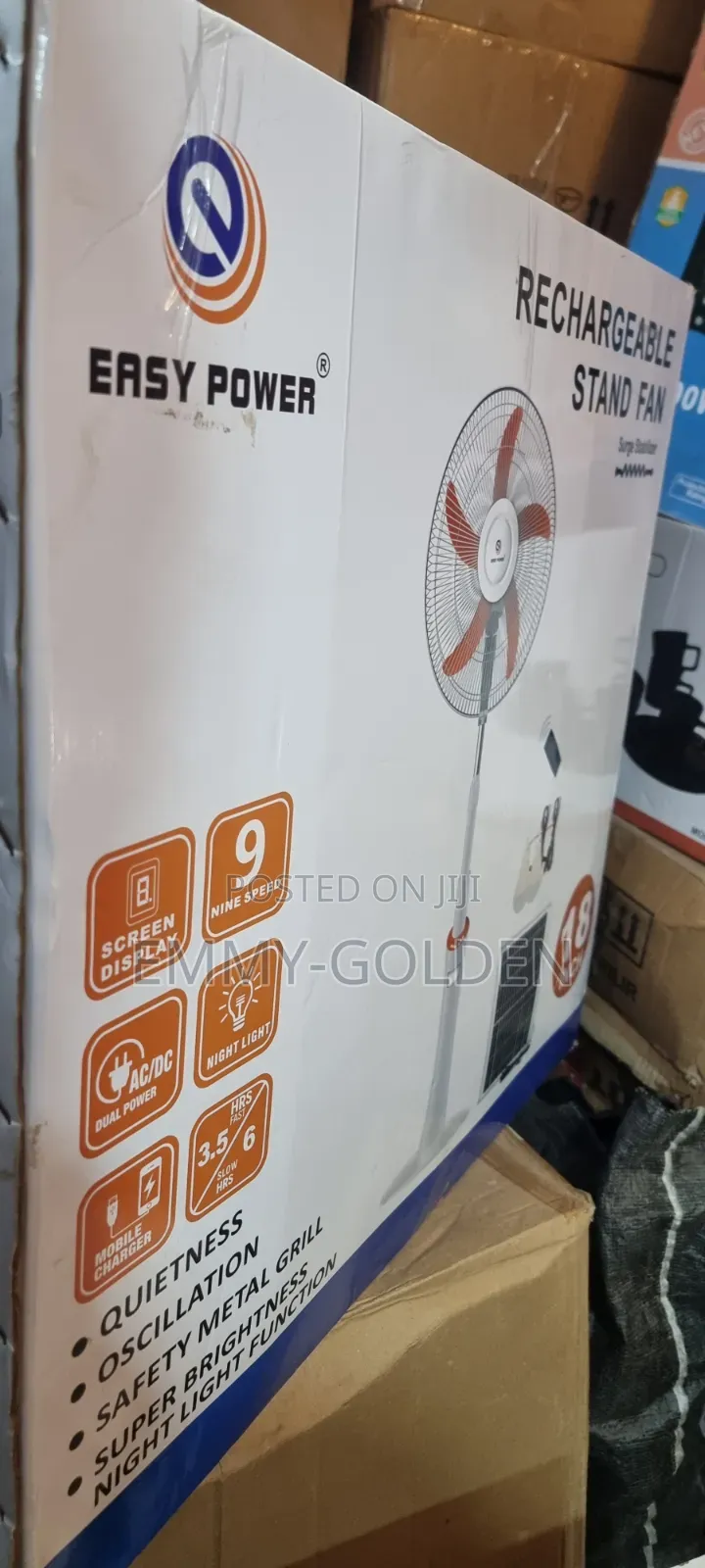 E.P Rechargeable Fan