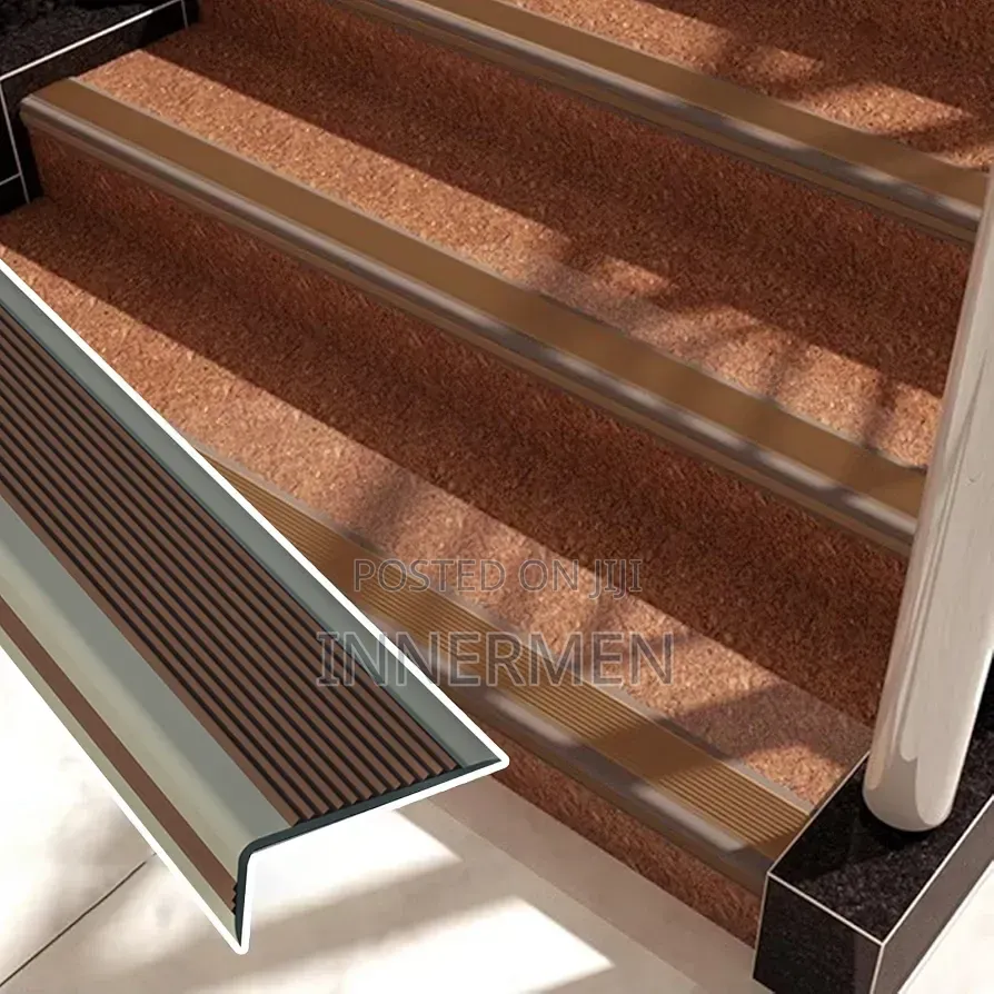 Staircase Edge Protector - Aluminum Anti-Slip Stair Nosing Profile