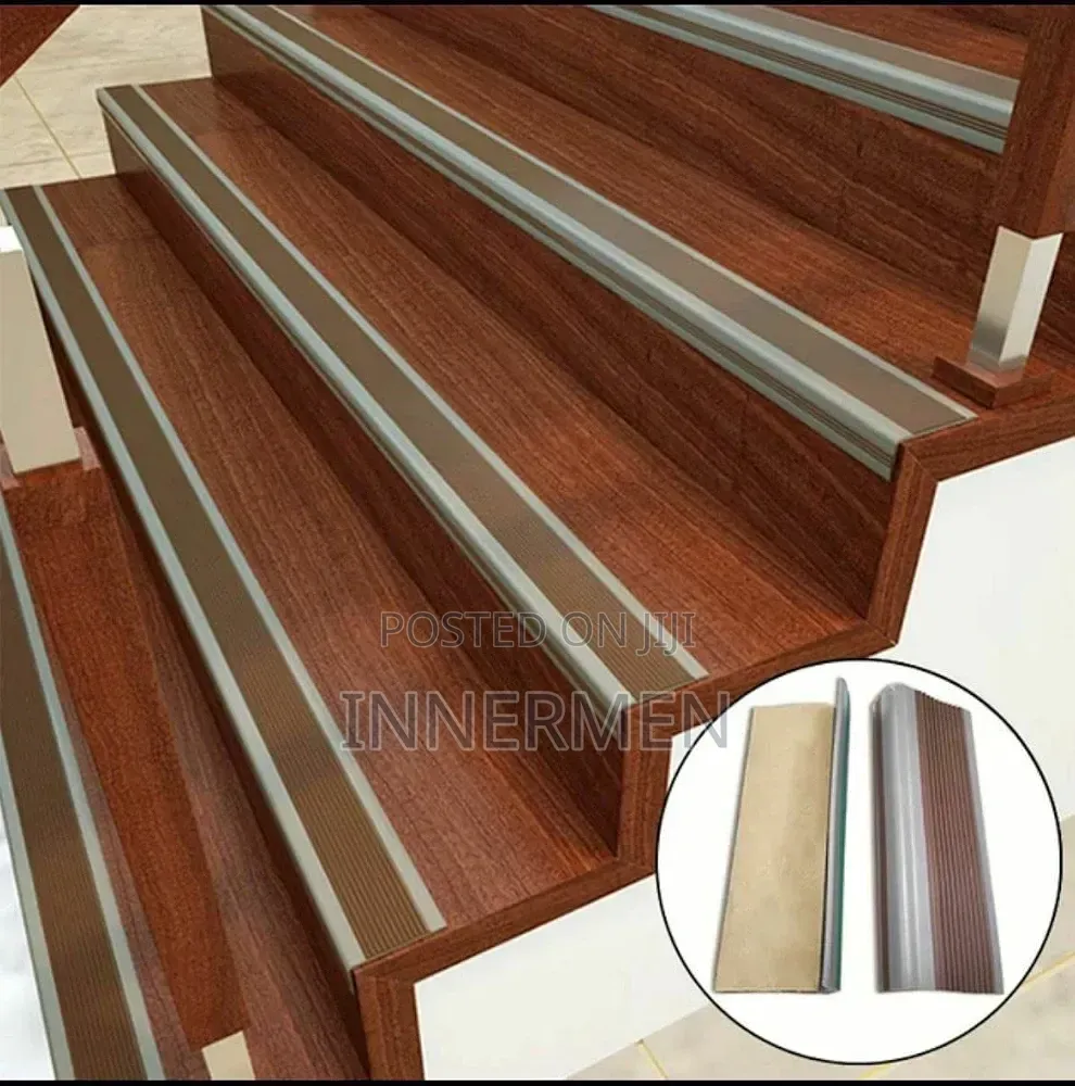 Staircase Edge Protector - Aluminum Anti-Slip Stair Nosing Profile