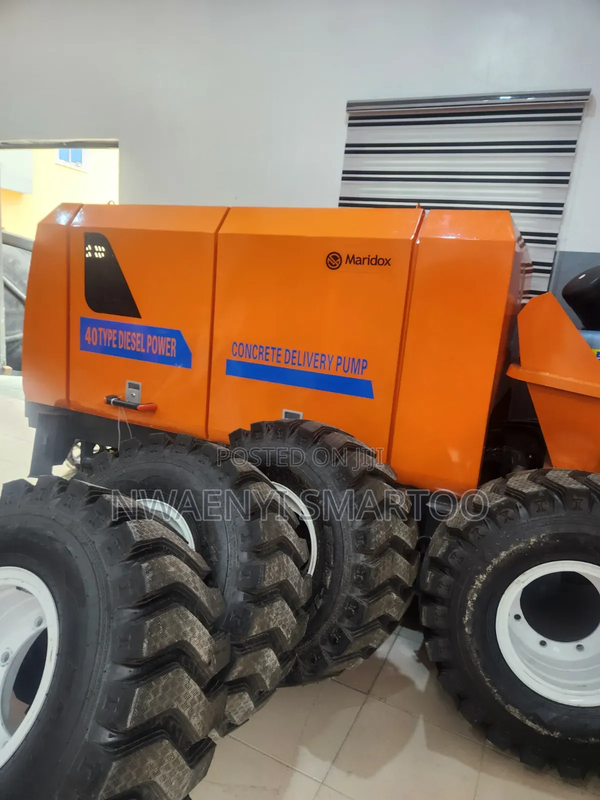 Concrete Pump With 100meters Pipe 40cubic