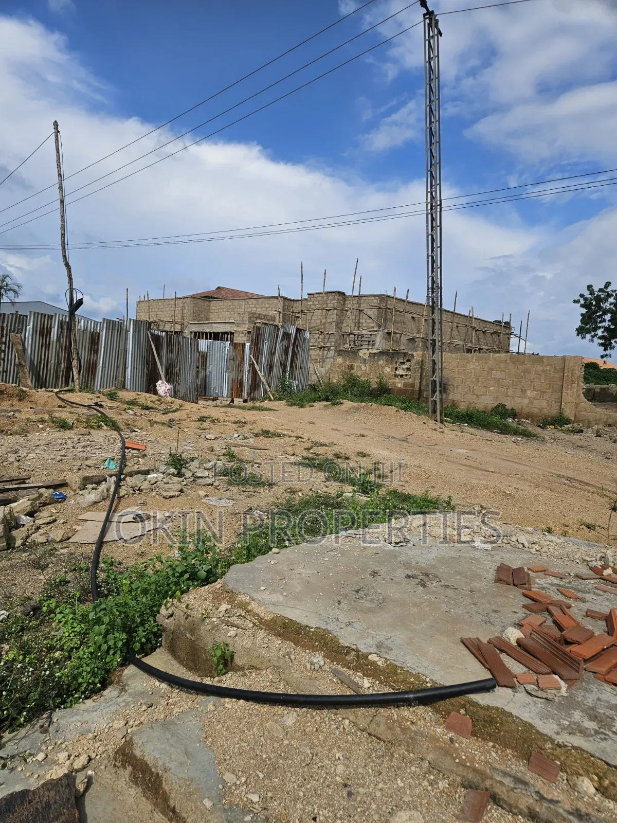 Two Plot Fence Facing Osogbo Ikinrun Road