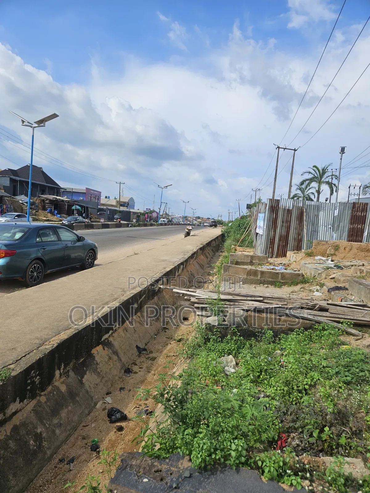 Two Plot Fence Facing Osogbo Ikinrun Road